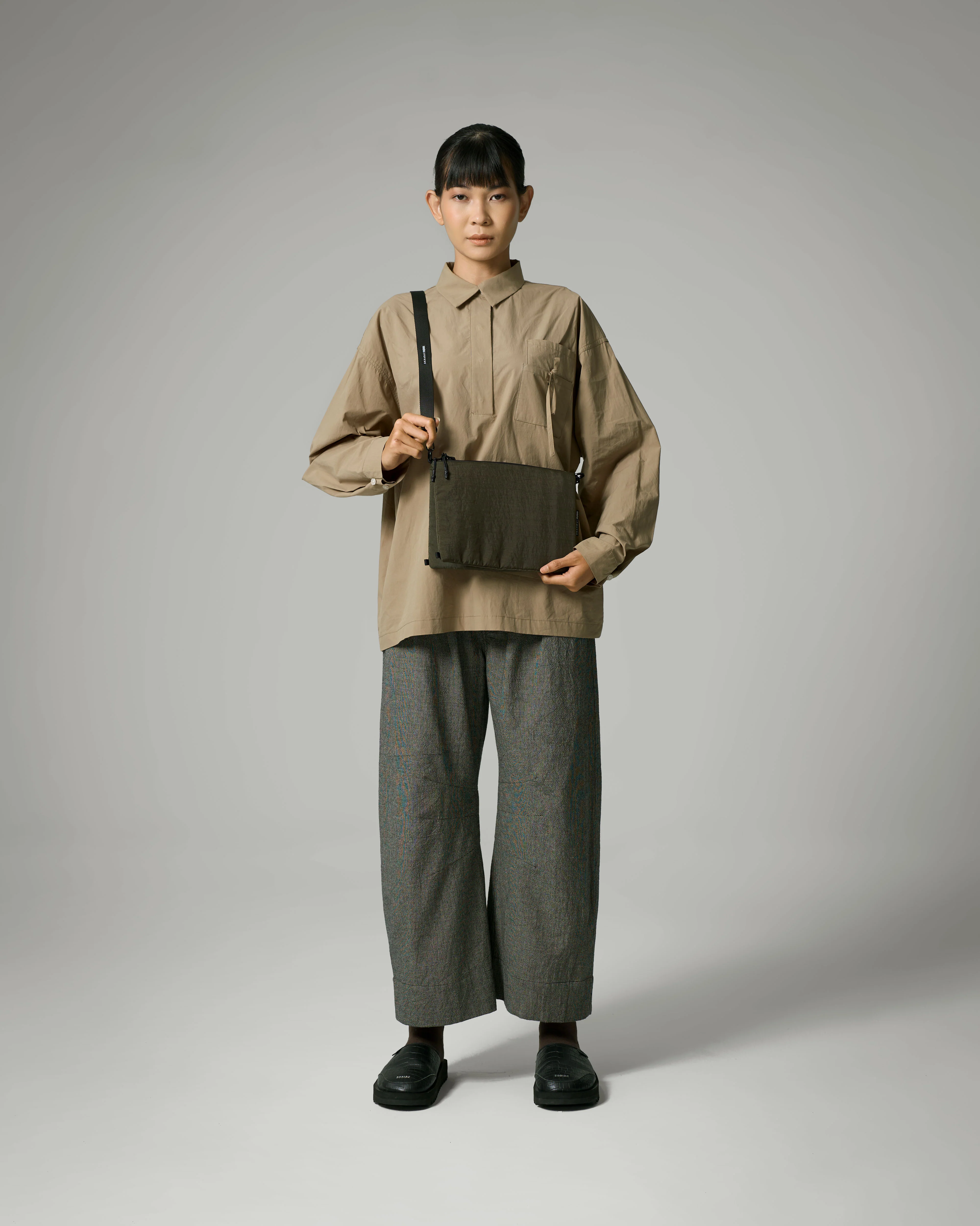 Unisex: The Transit Sling Bag (Olive) - Image 11