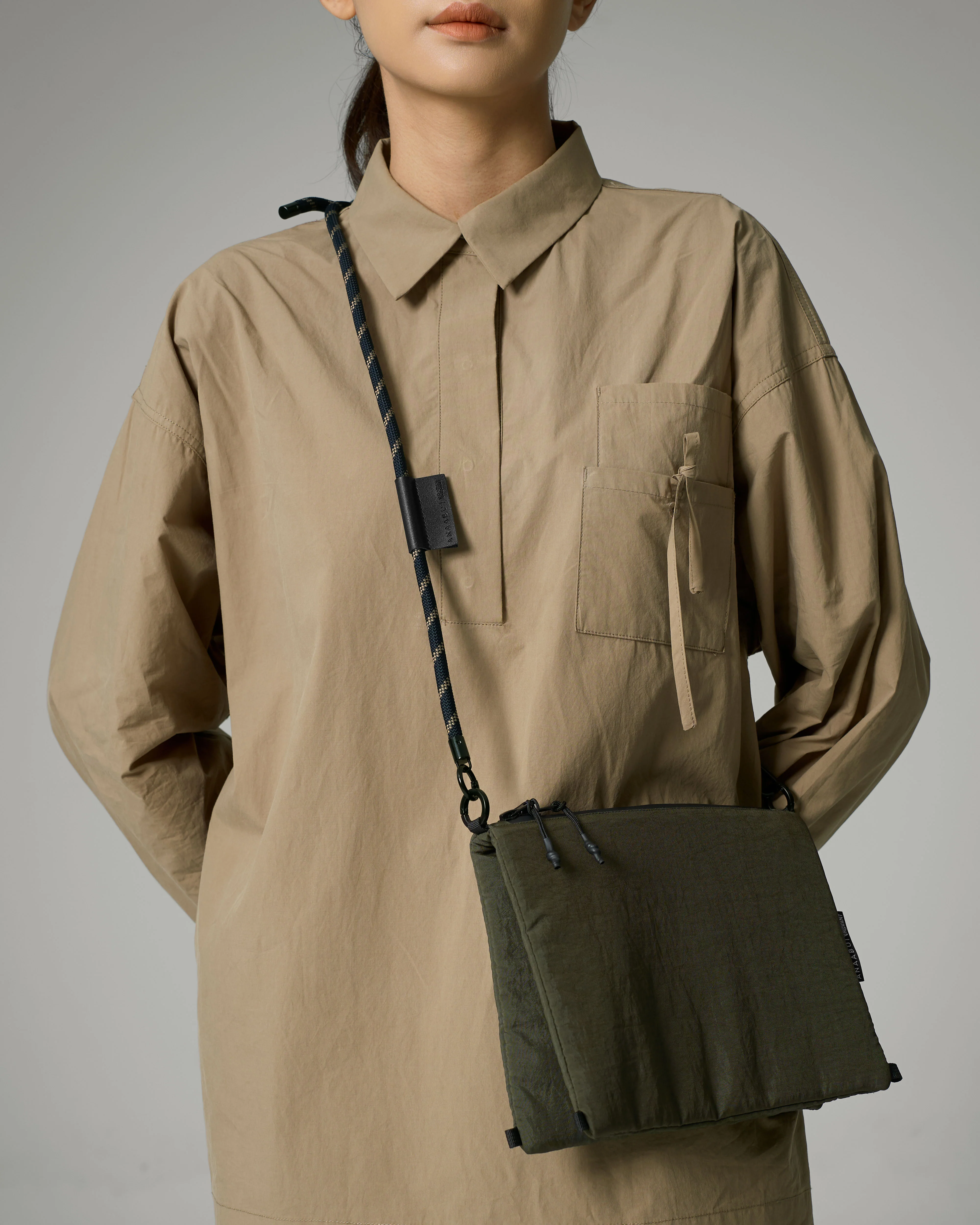 Unisex: The Transit Sling Bag (Olive) - Image 15