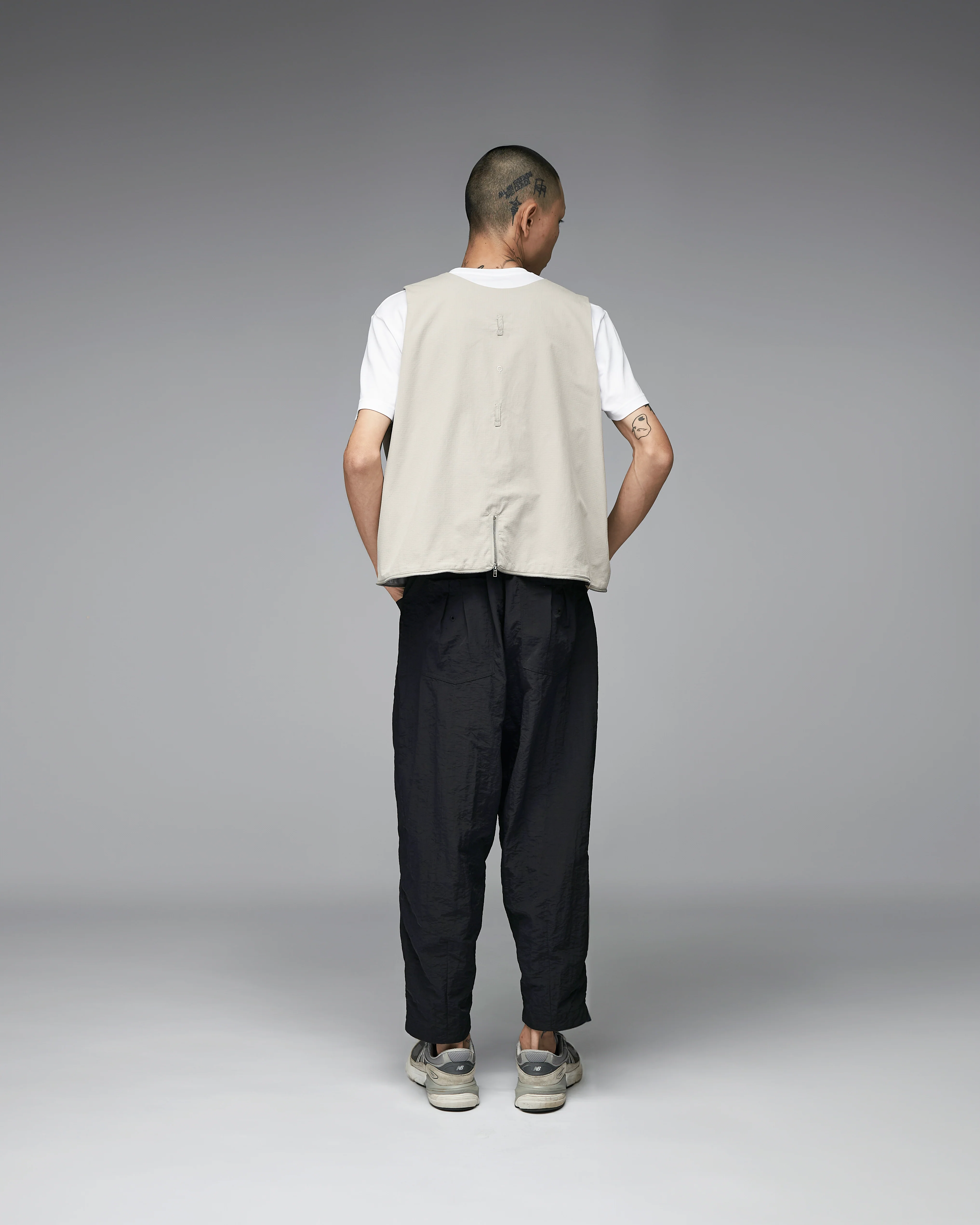 Unisex: The Utility Vest Tote (Grey) - Image 7