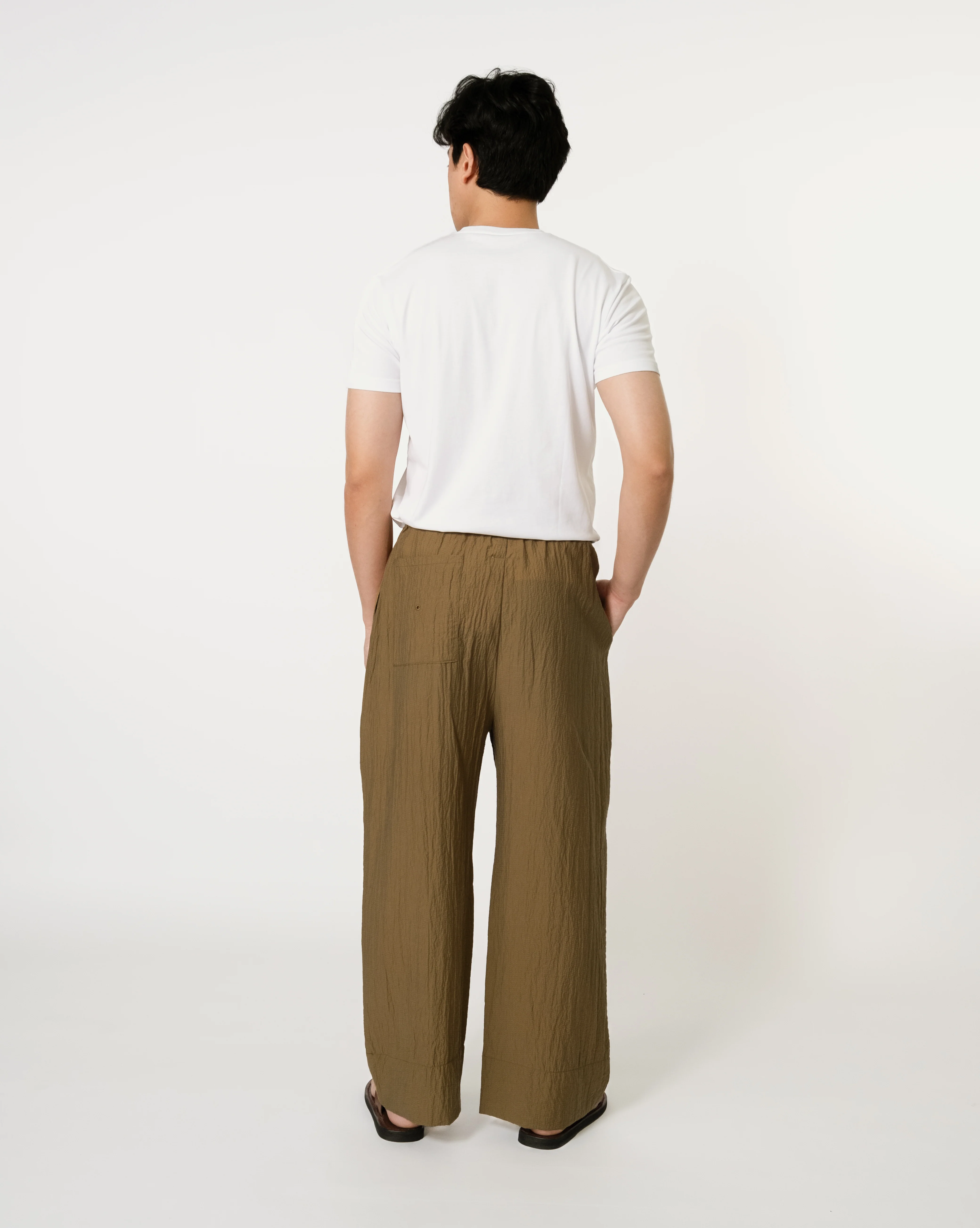 Unisex: There Loose Pants (Olive) - Image 5