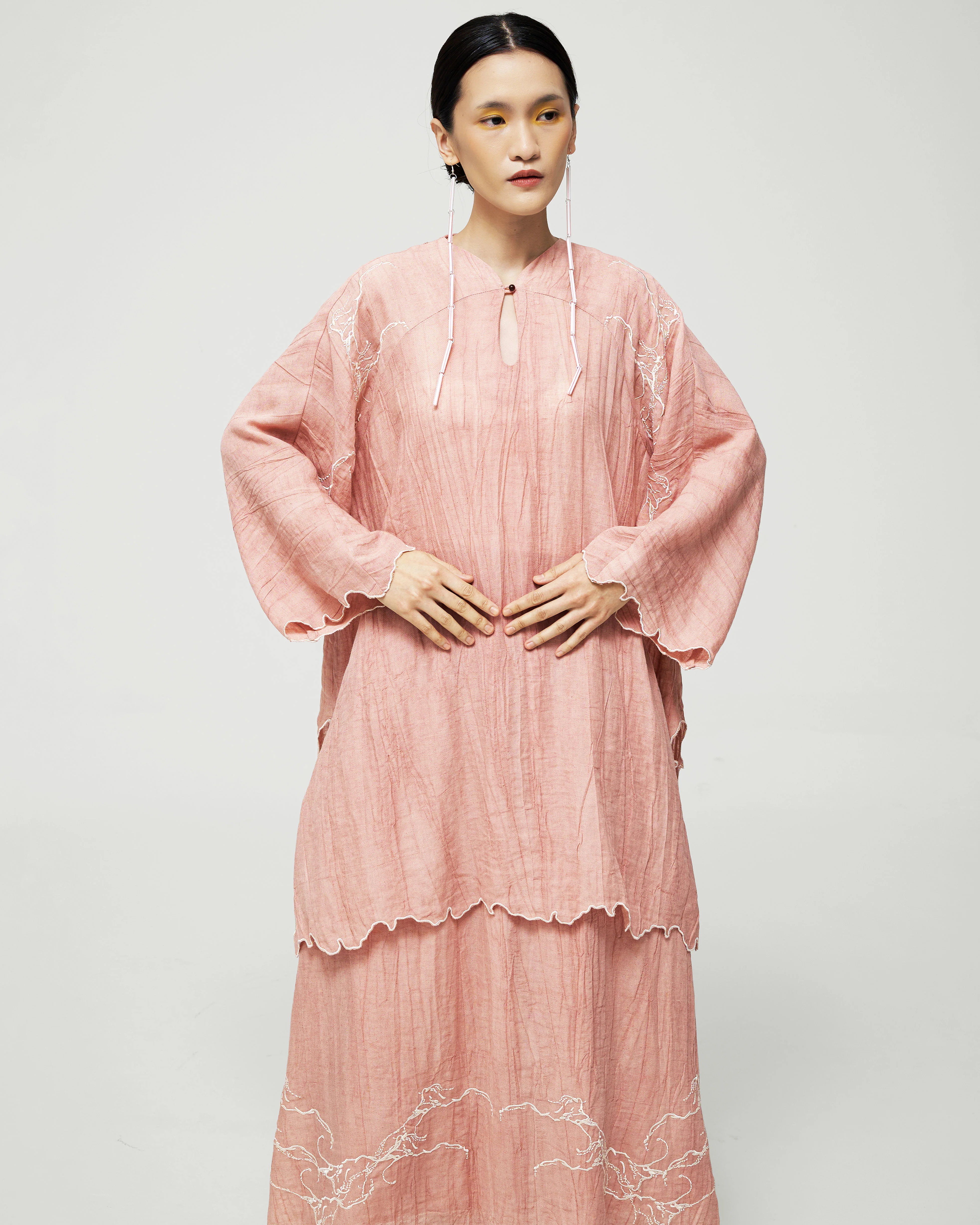 Women: Air Ikat Tepi Kurung Top (Bandung)