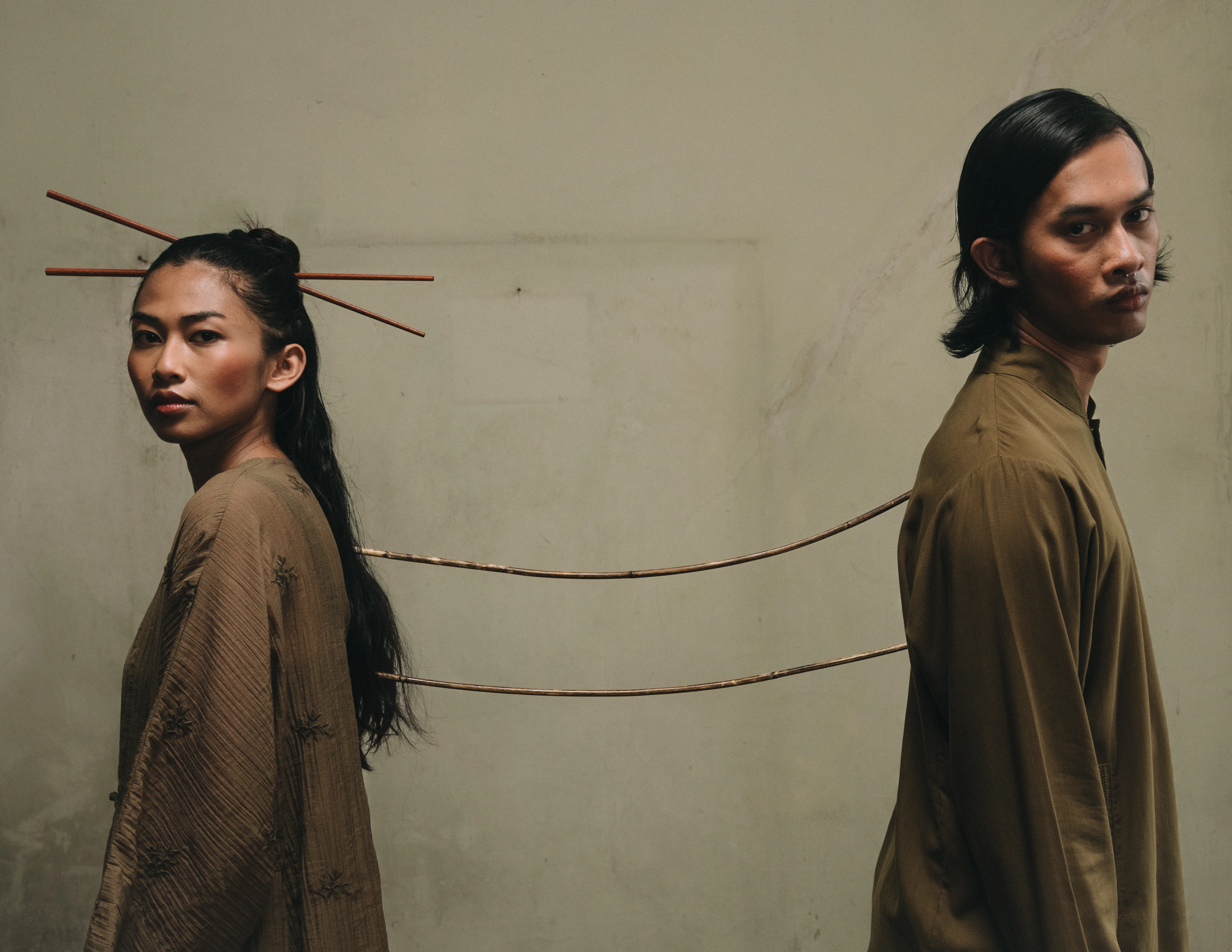 Women: Cambah Pleated Outer (Olive) - Image 10