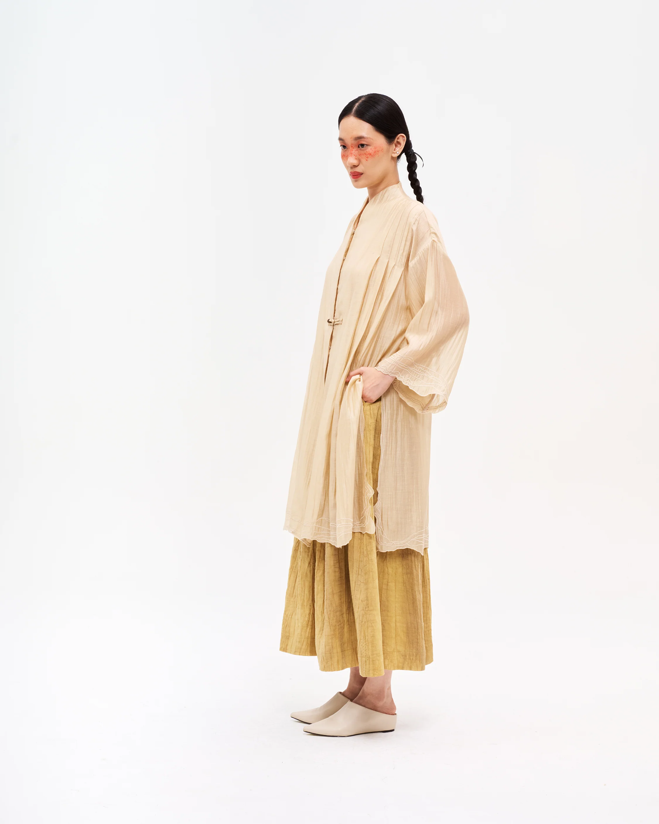 Women: Chinese Tea Skirt (Oolong Tea) - Image 3