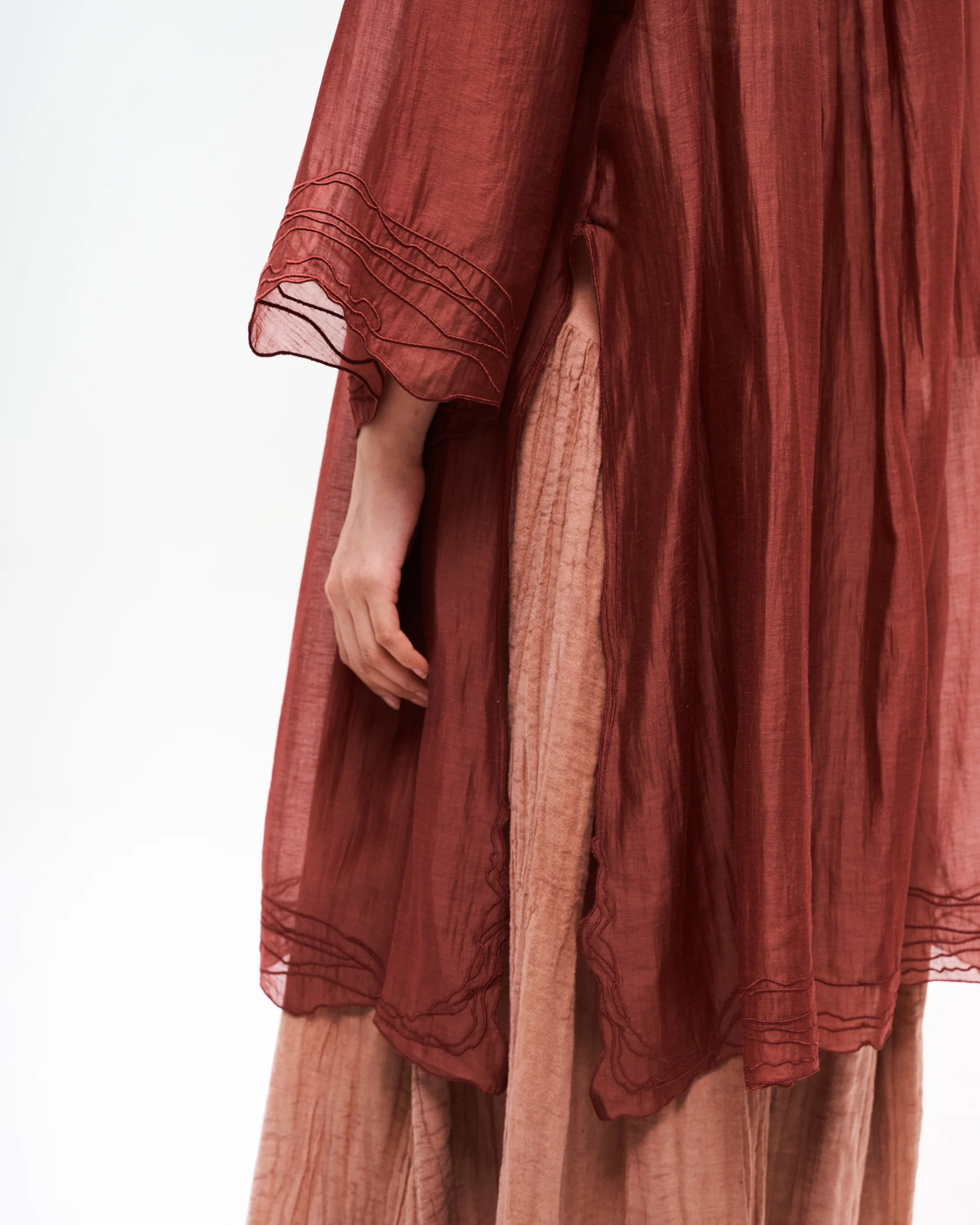 Women: Chinese Tea Top (Goji Red) - Image 10