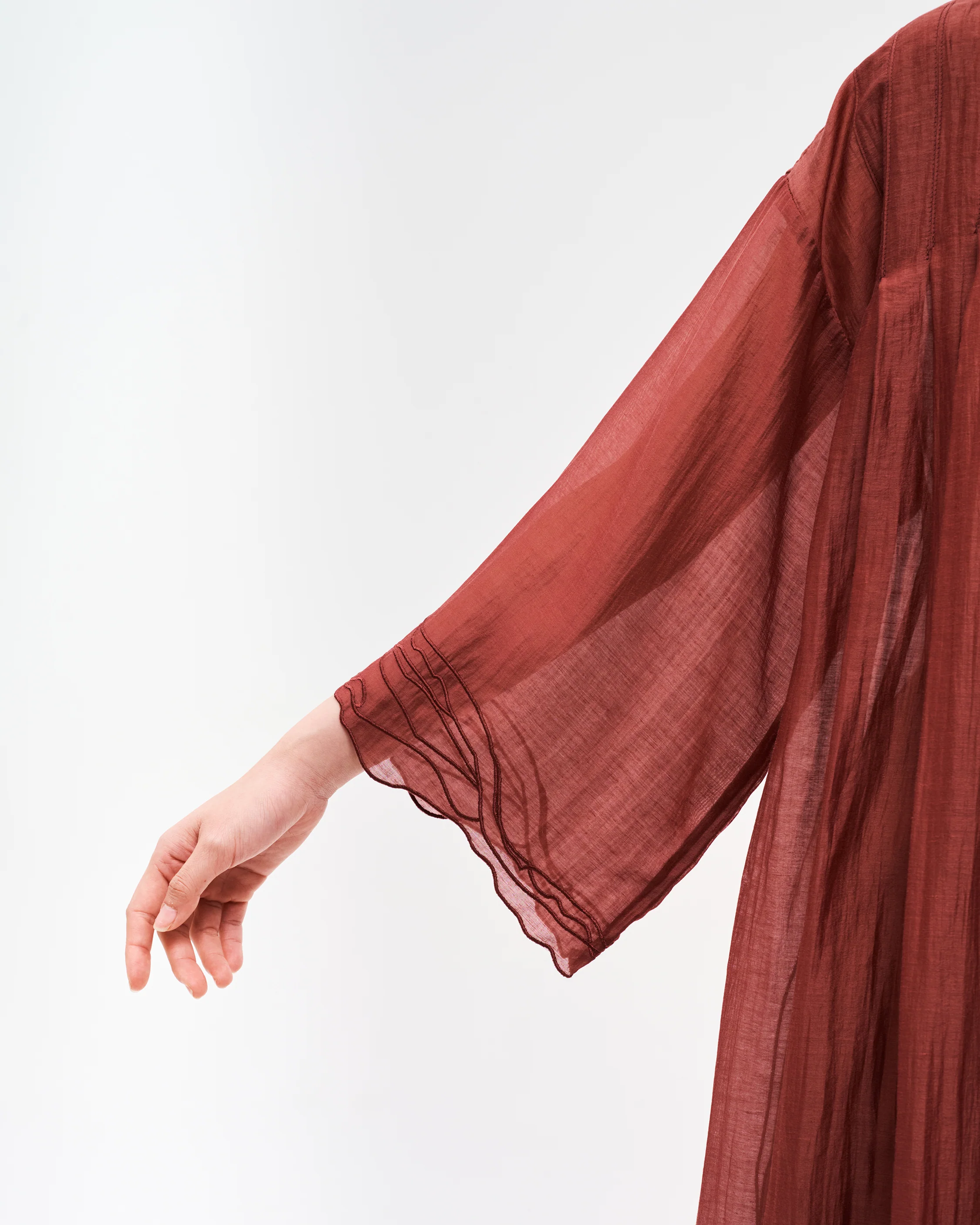 Women: Chinese Tea Top (Goji Red) - Image 8