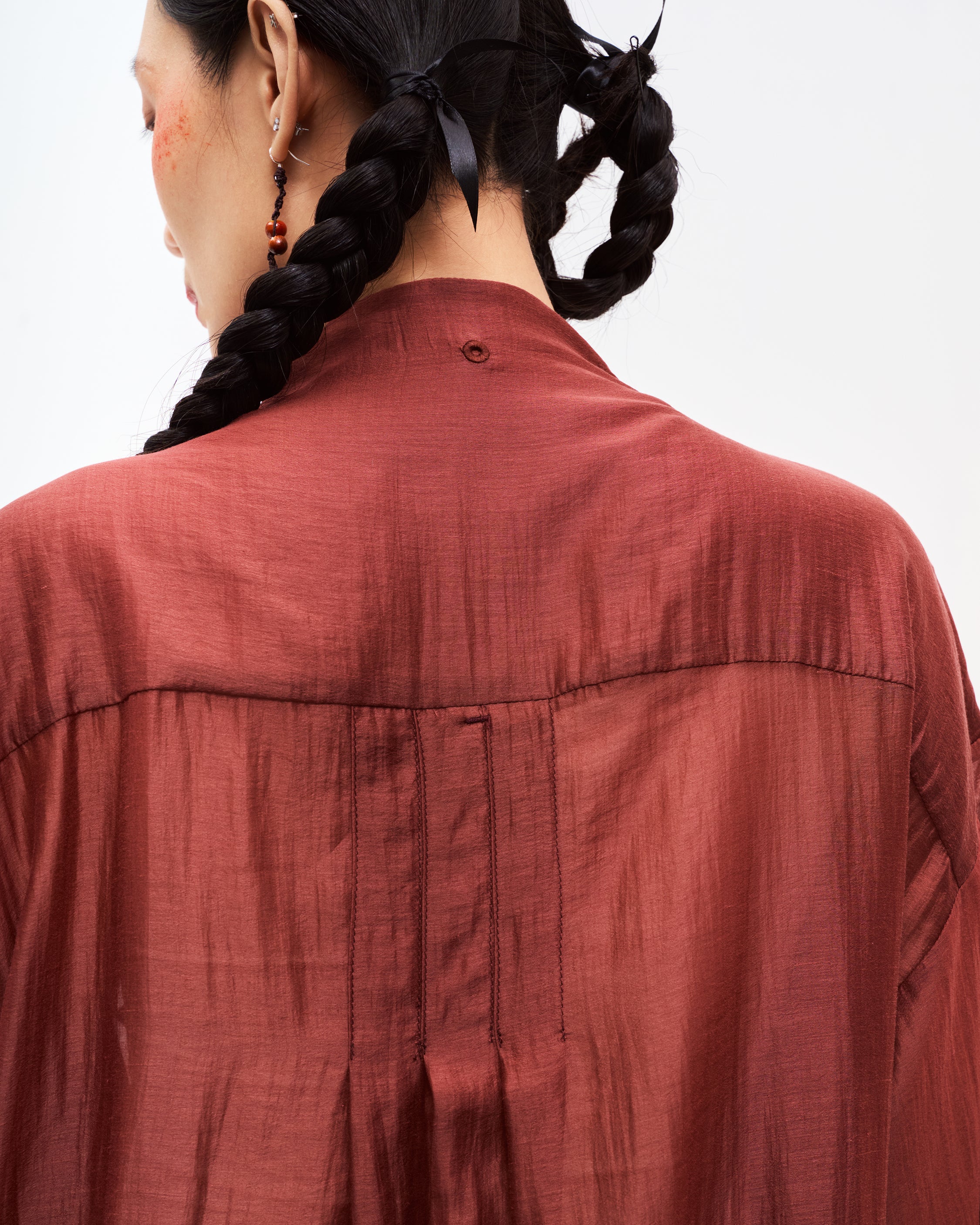 Women: Chinese Tea Top (Goji Red) - Image 9