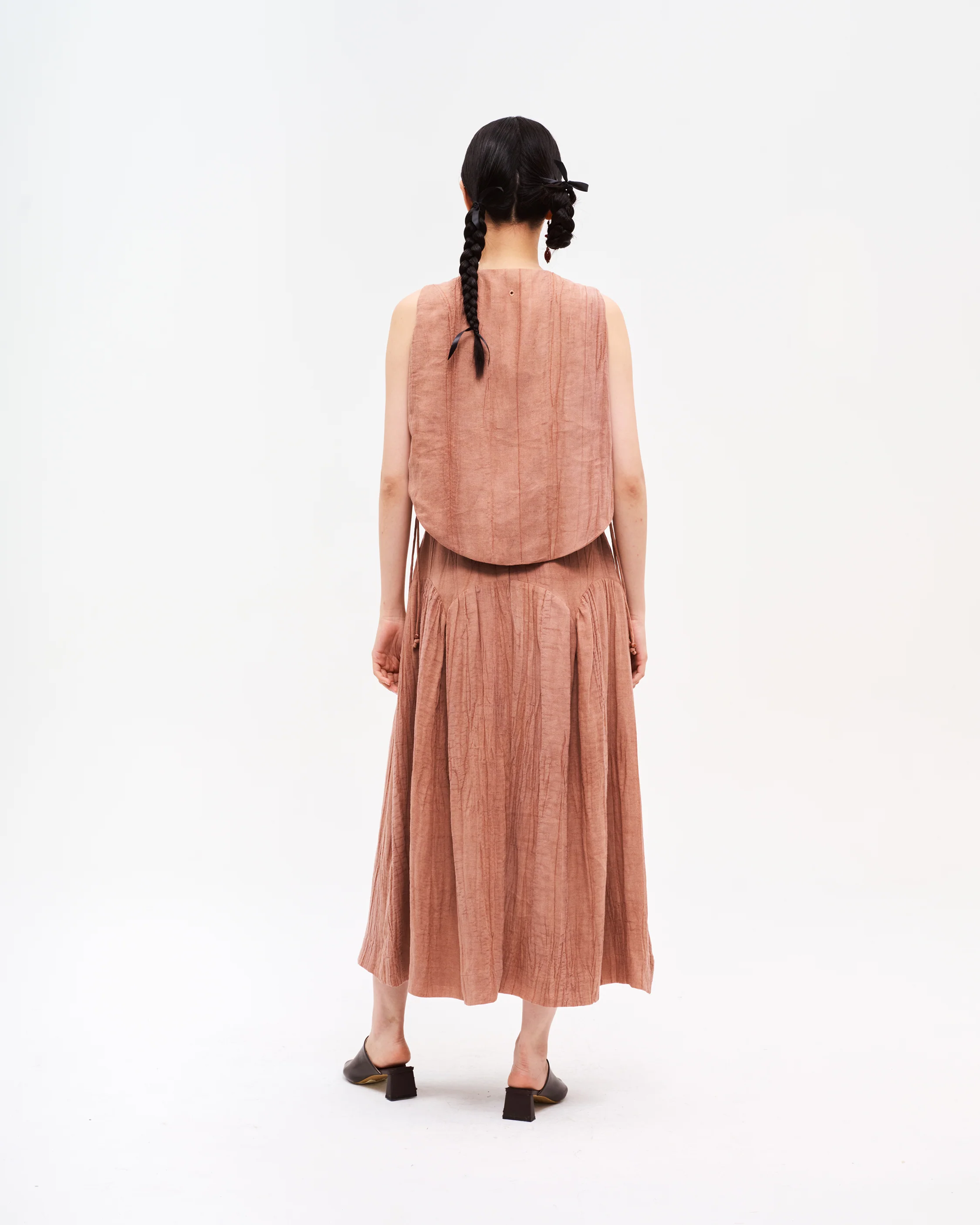 Women: Chinese Tea Vest (Goji Red) - Image 8