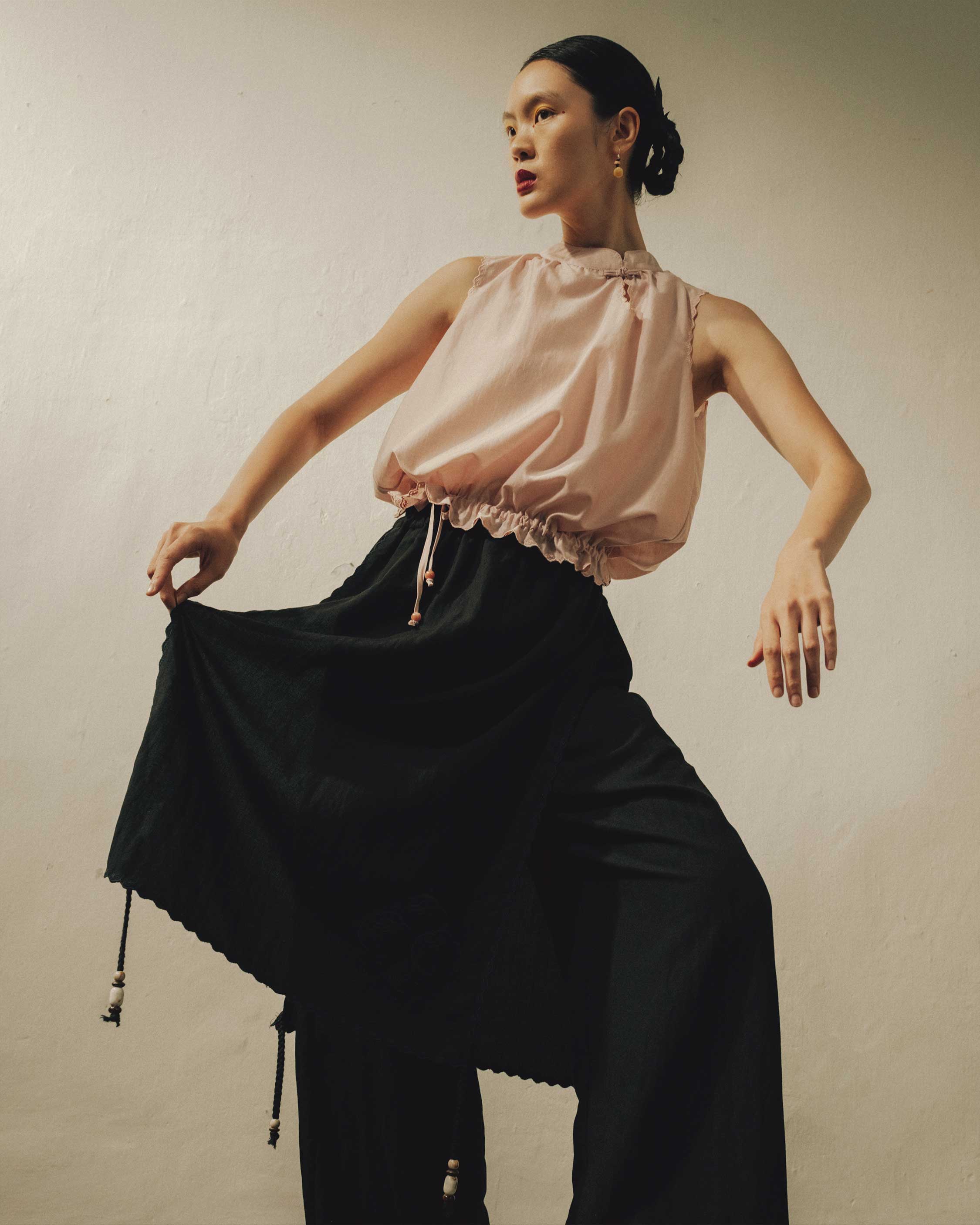 Women: Dumpling Bubble Top (Rose Pink) - Image 12