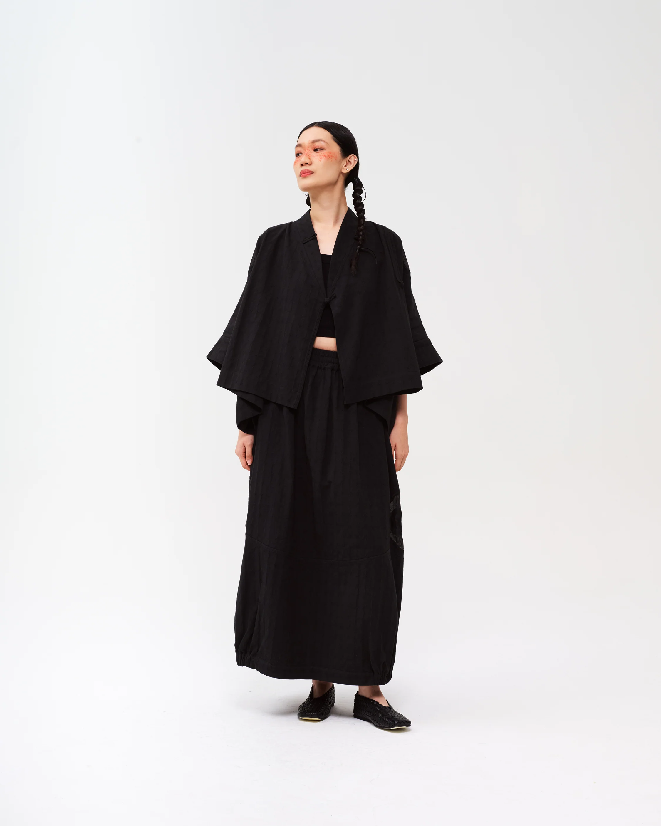 Women: Fortune Cookie Skirt (Black Sesame) - Image 3