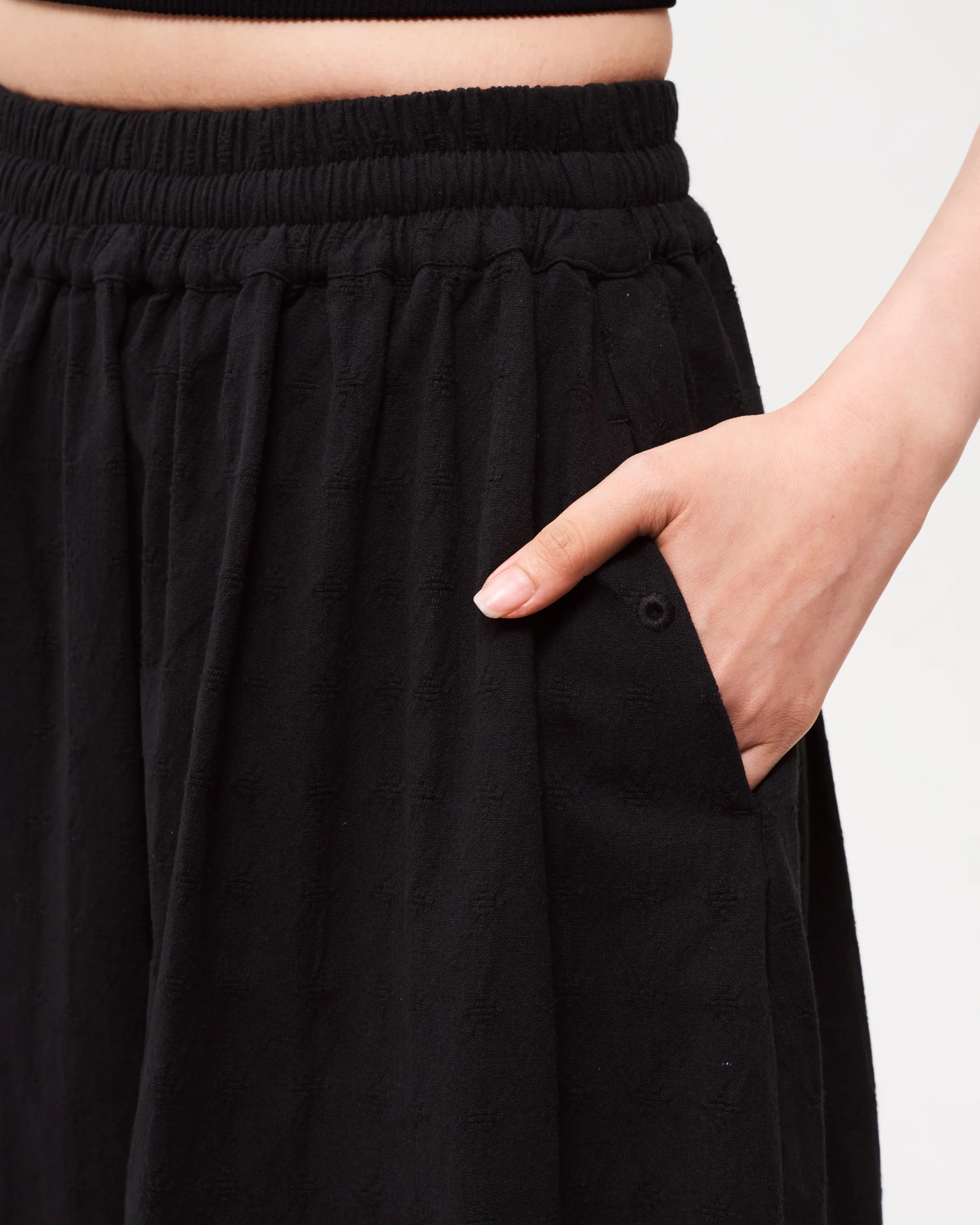 Women: Fortune Cookie Skirt (Black Sesame) - Image 9