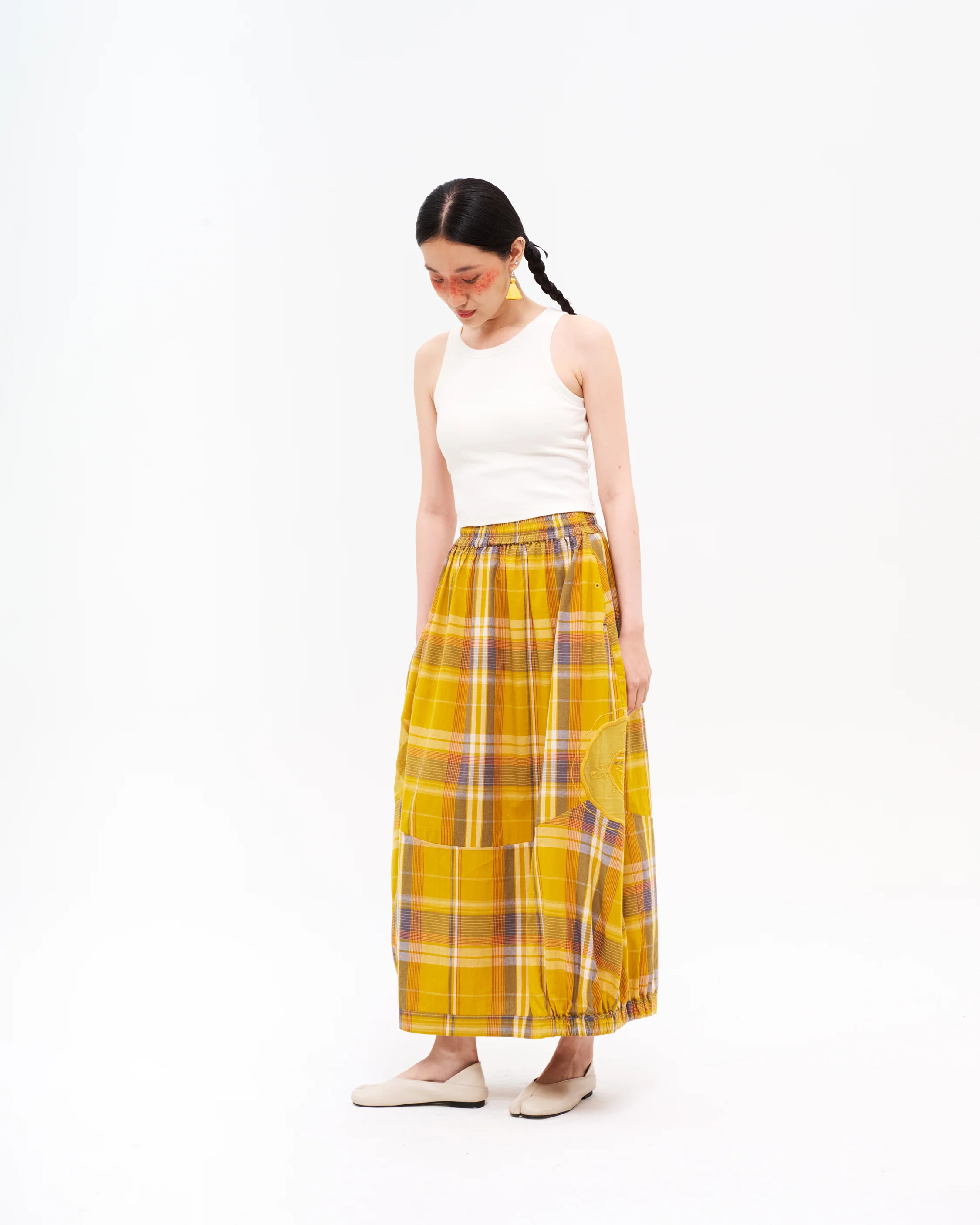 Women: Fortune Cookie Skirt (Egg Yolk) - Image 6
