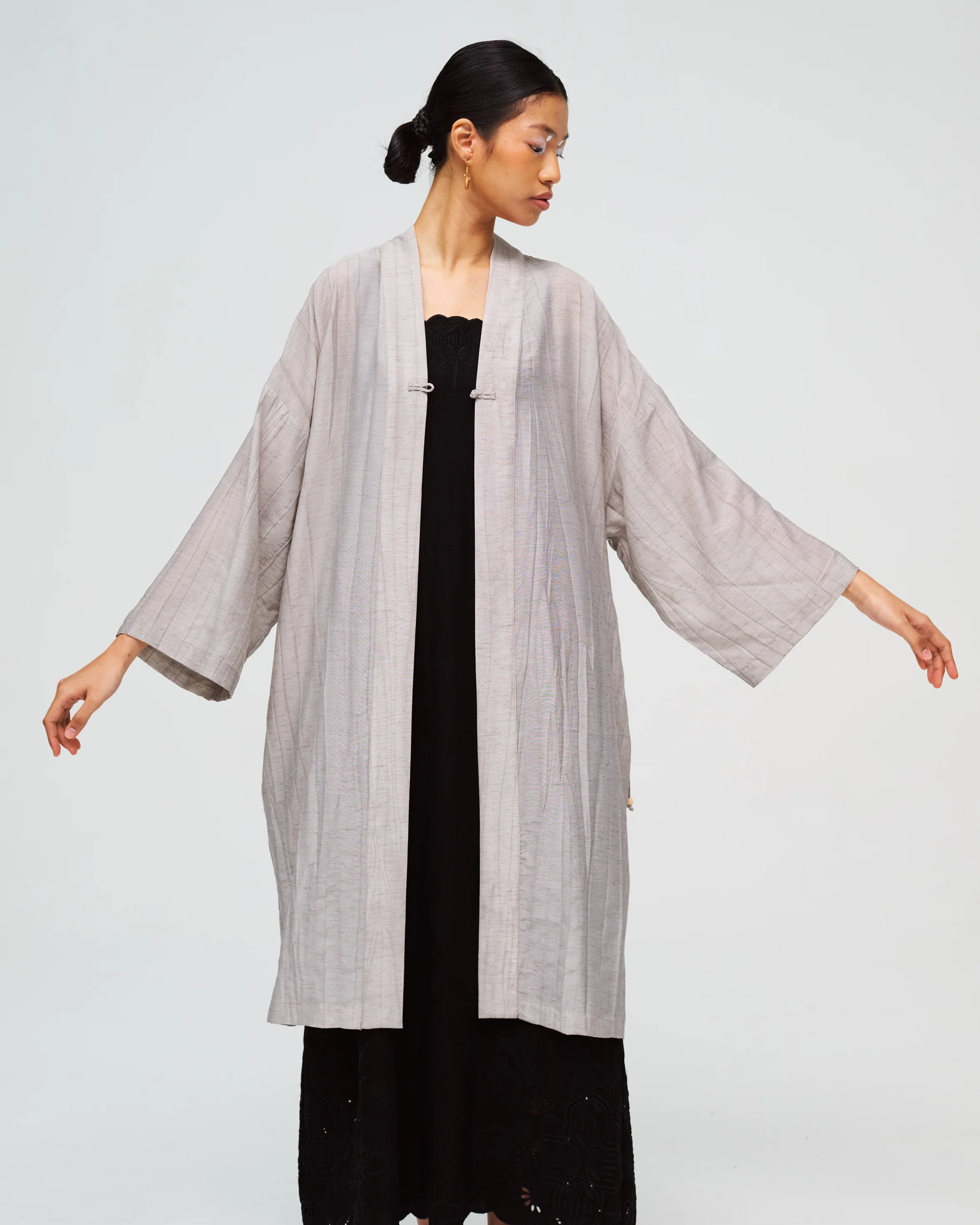 Women: Kuih Koci Kimono Outer (Santan) - Image 3