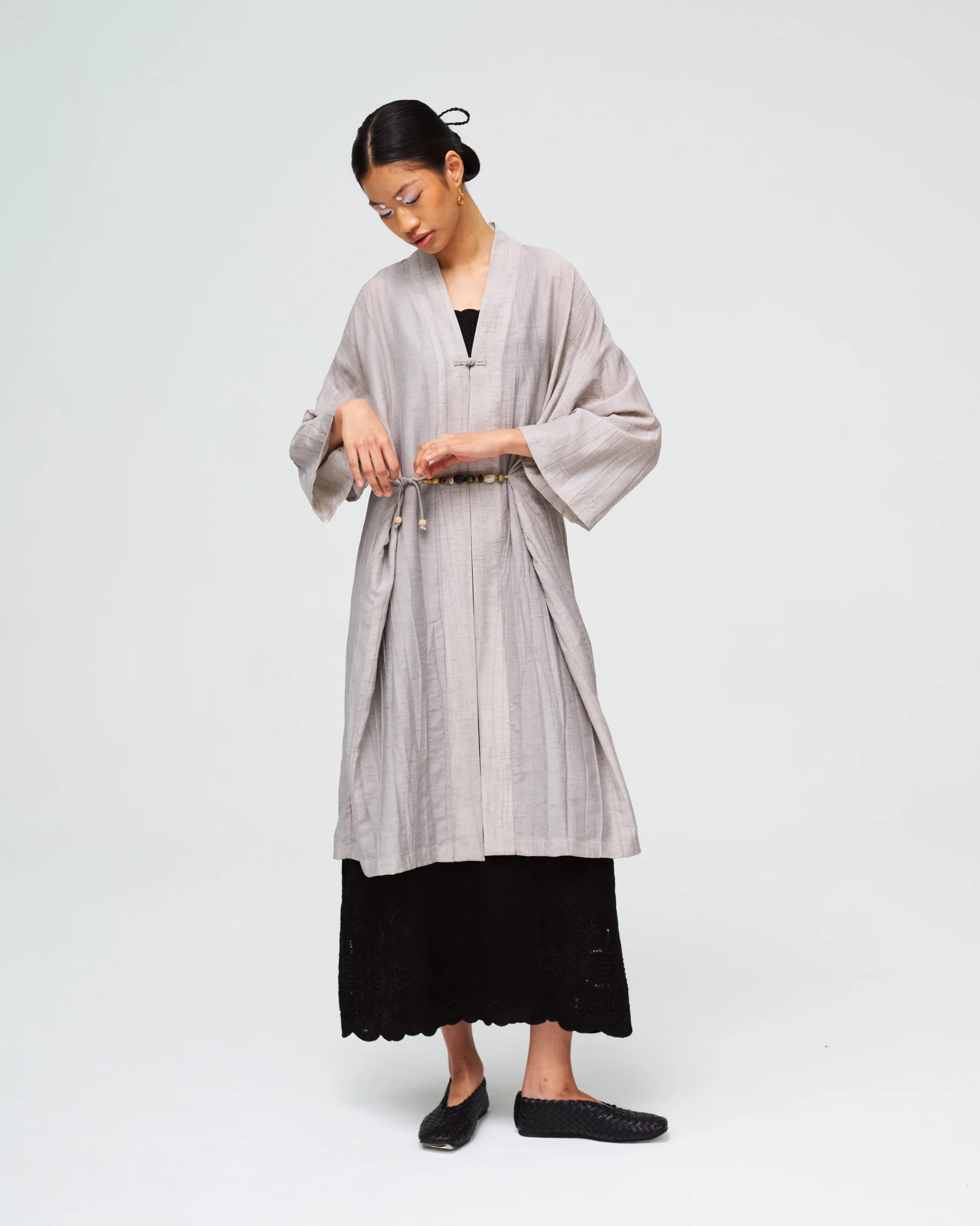 Women: Kuih Koci Kimono Outer (Santan) - Image 5