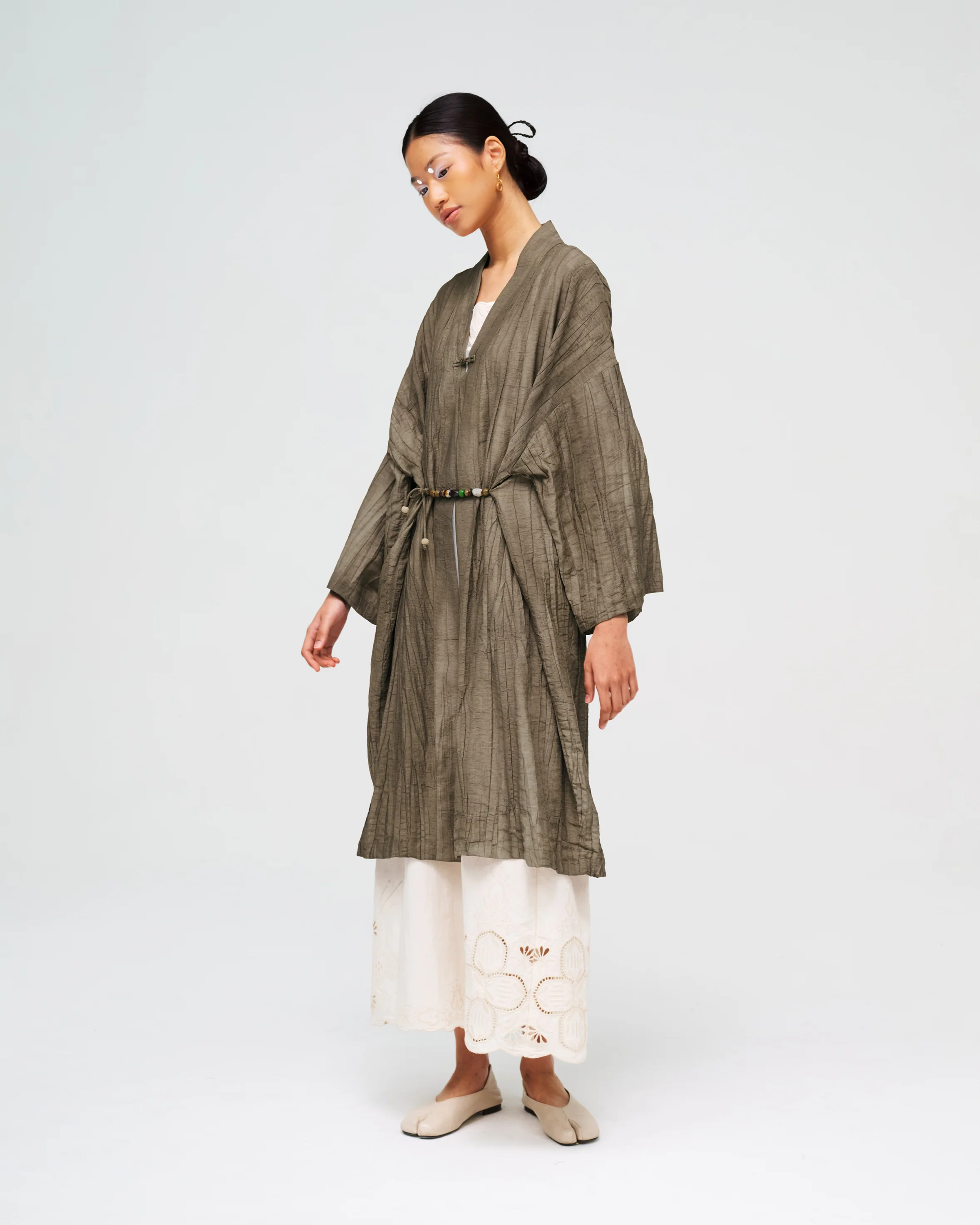 Women: Kuih Koci Kimono Outer (Daun Pisang) - Image 2