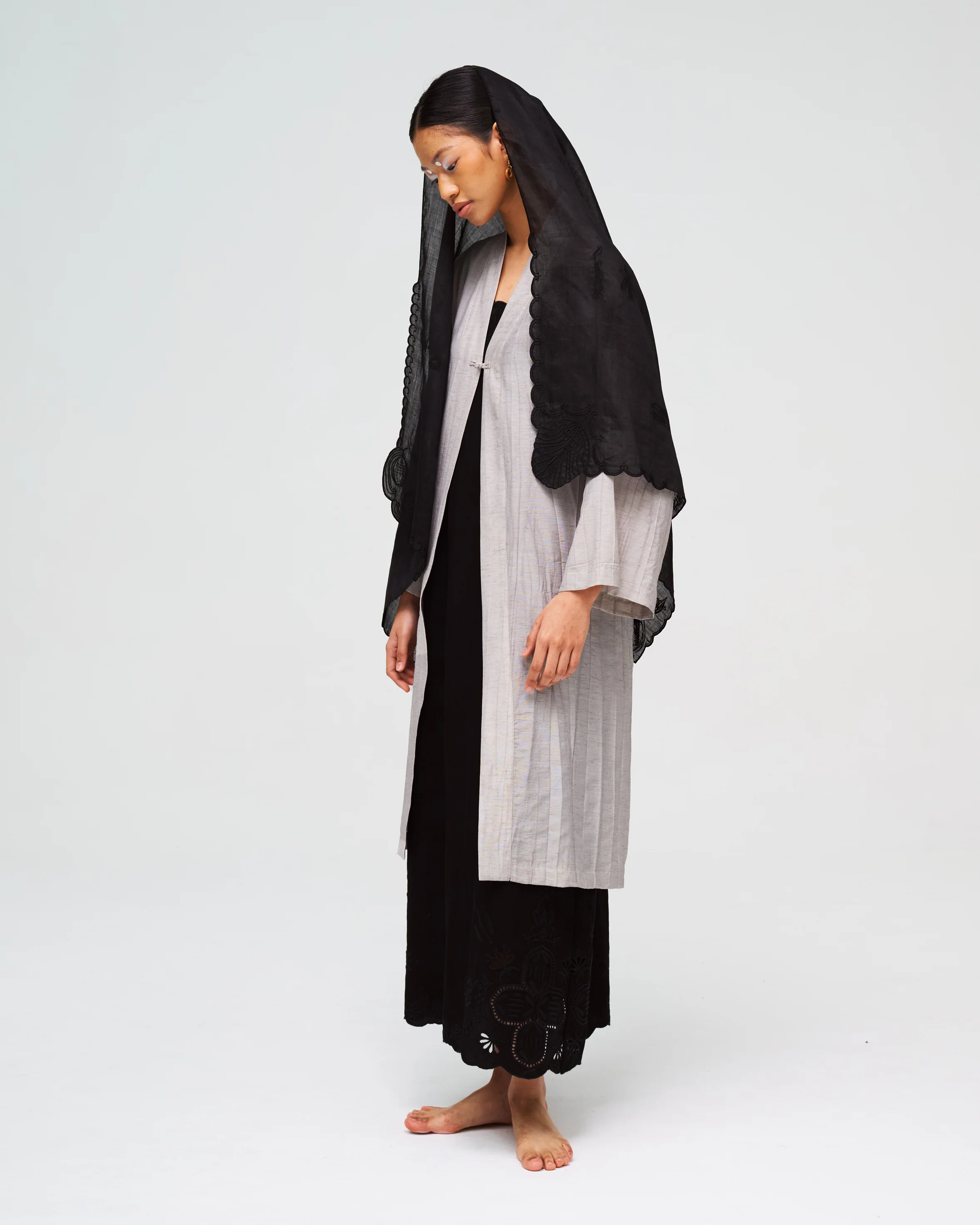 Women: Long Saprah Shawl (Lada Hitam) - Image 9