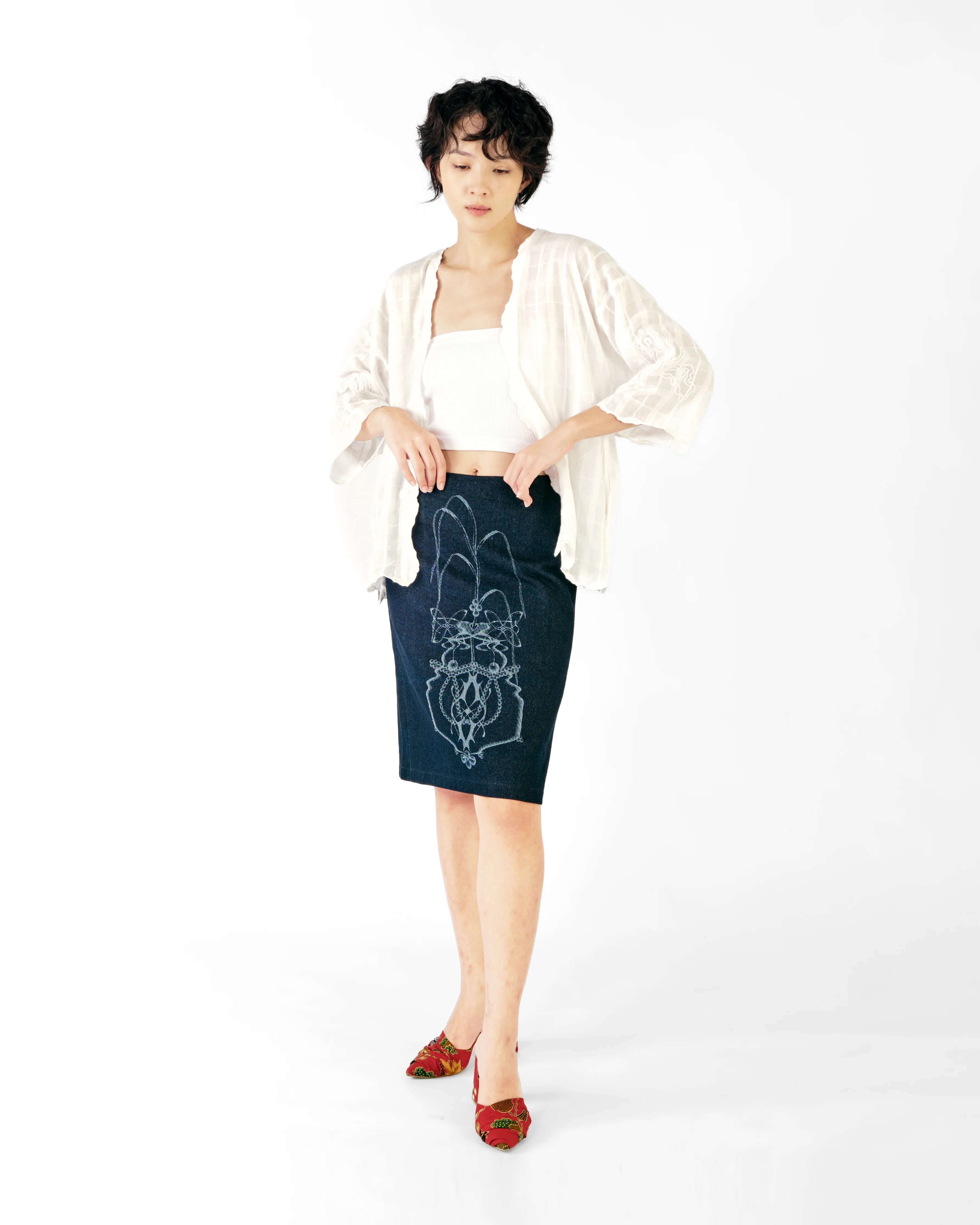 Women: Mekar Loose Kebaya (Off White) - Image 6
