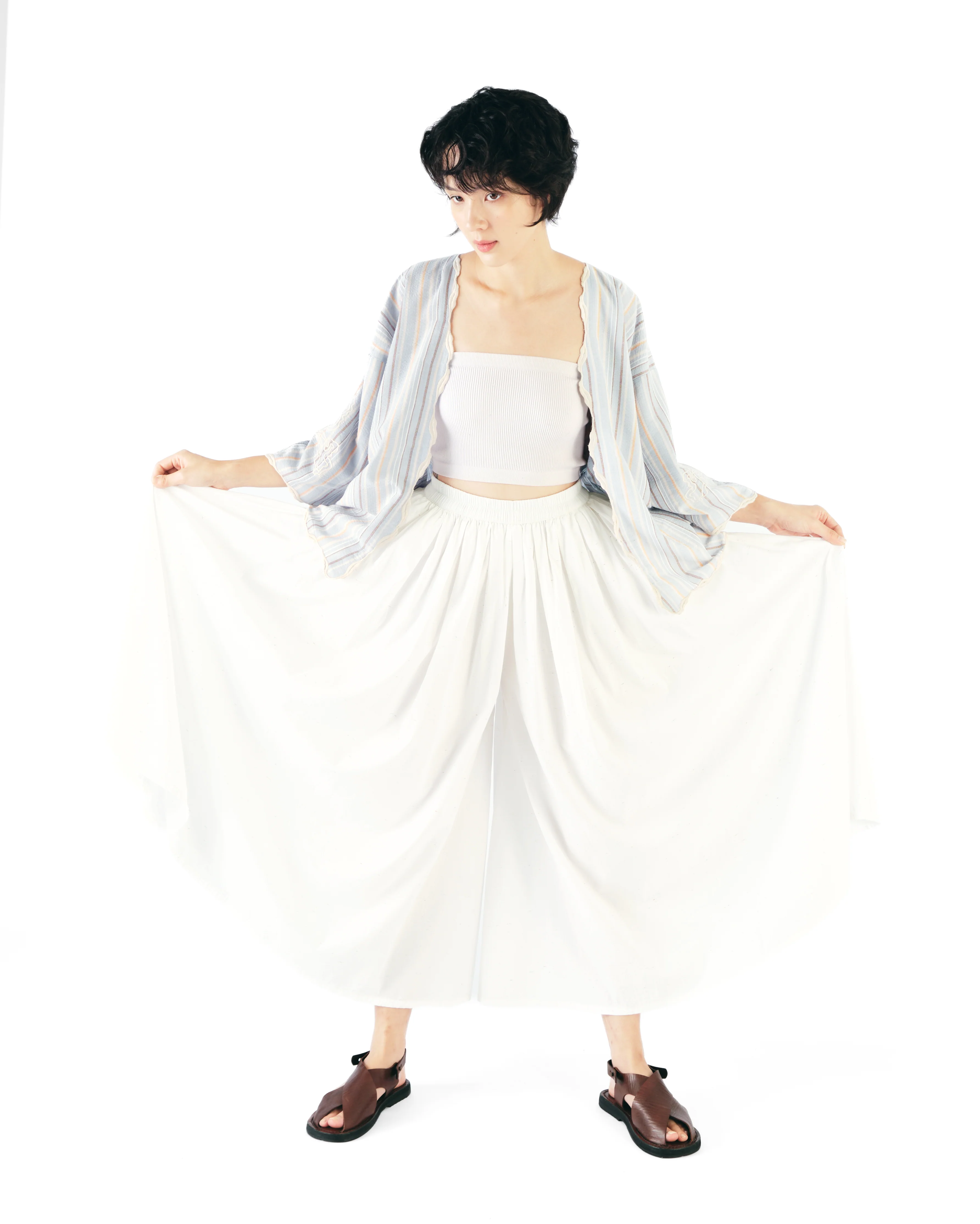Women: Mekar Loose Kebaya (Blue Stripe) - Image 12