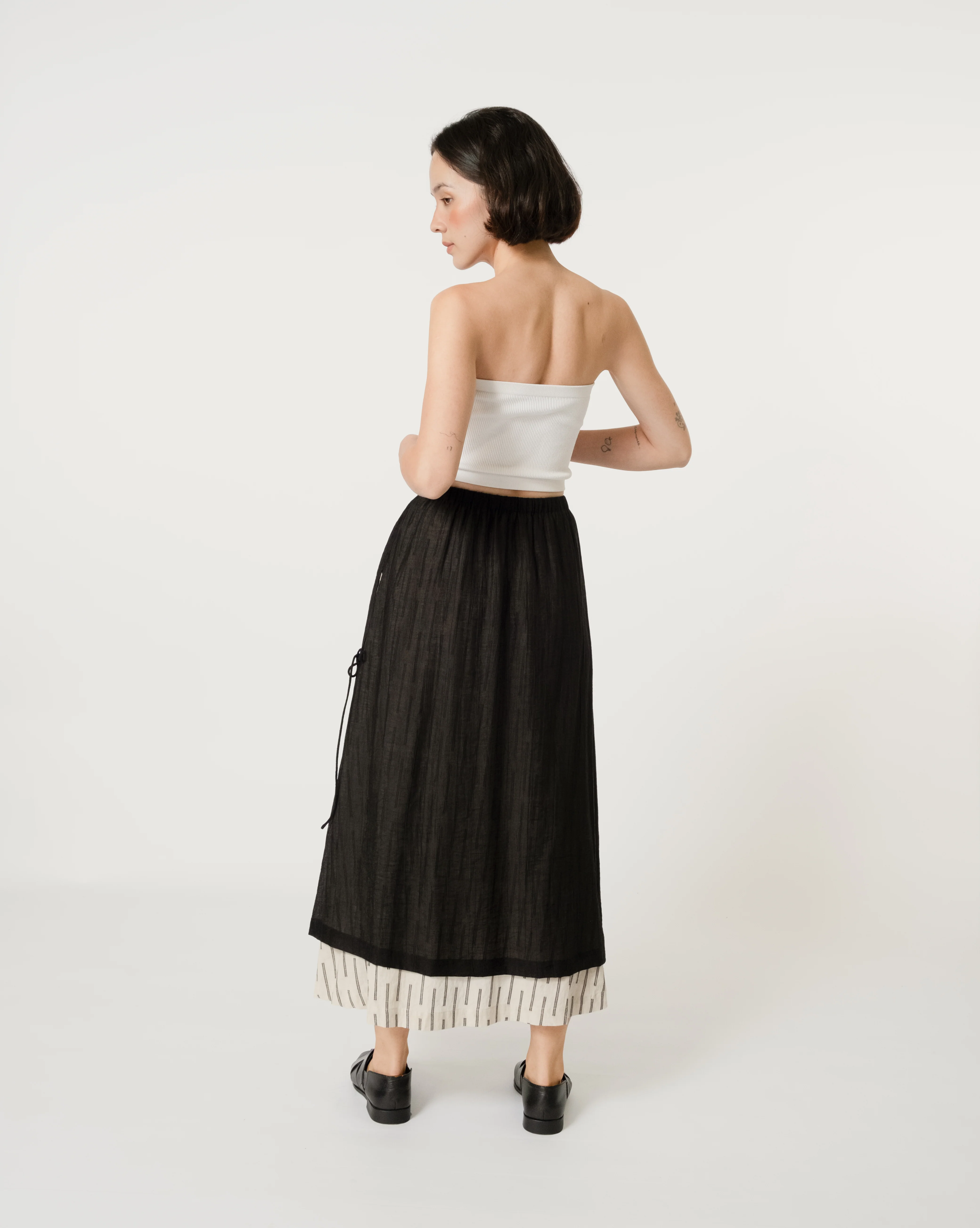 Women: Moment Midi Skirt (Black) - Image 3