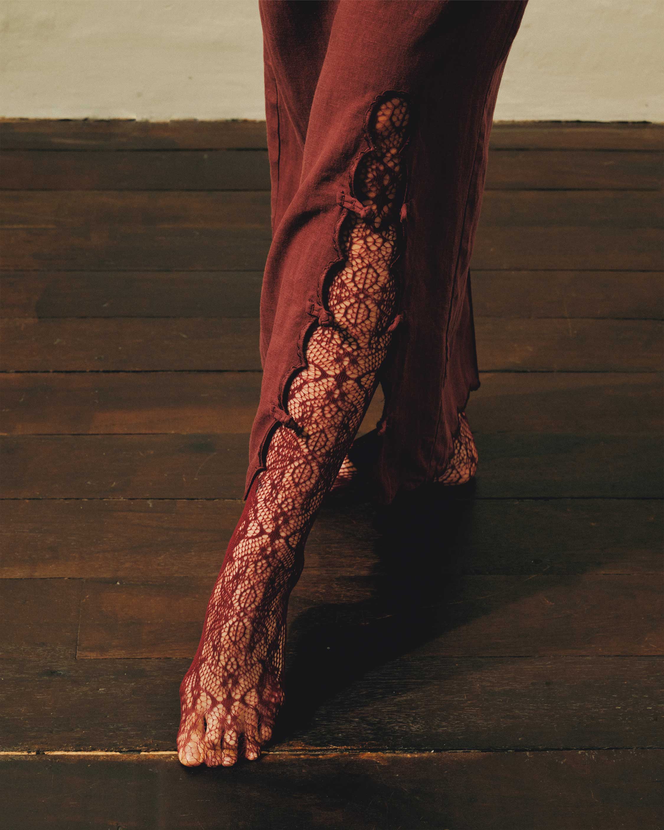 Women: Mooncake Pencil Skirt (Red Bean) - Image 13