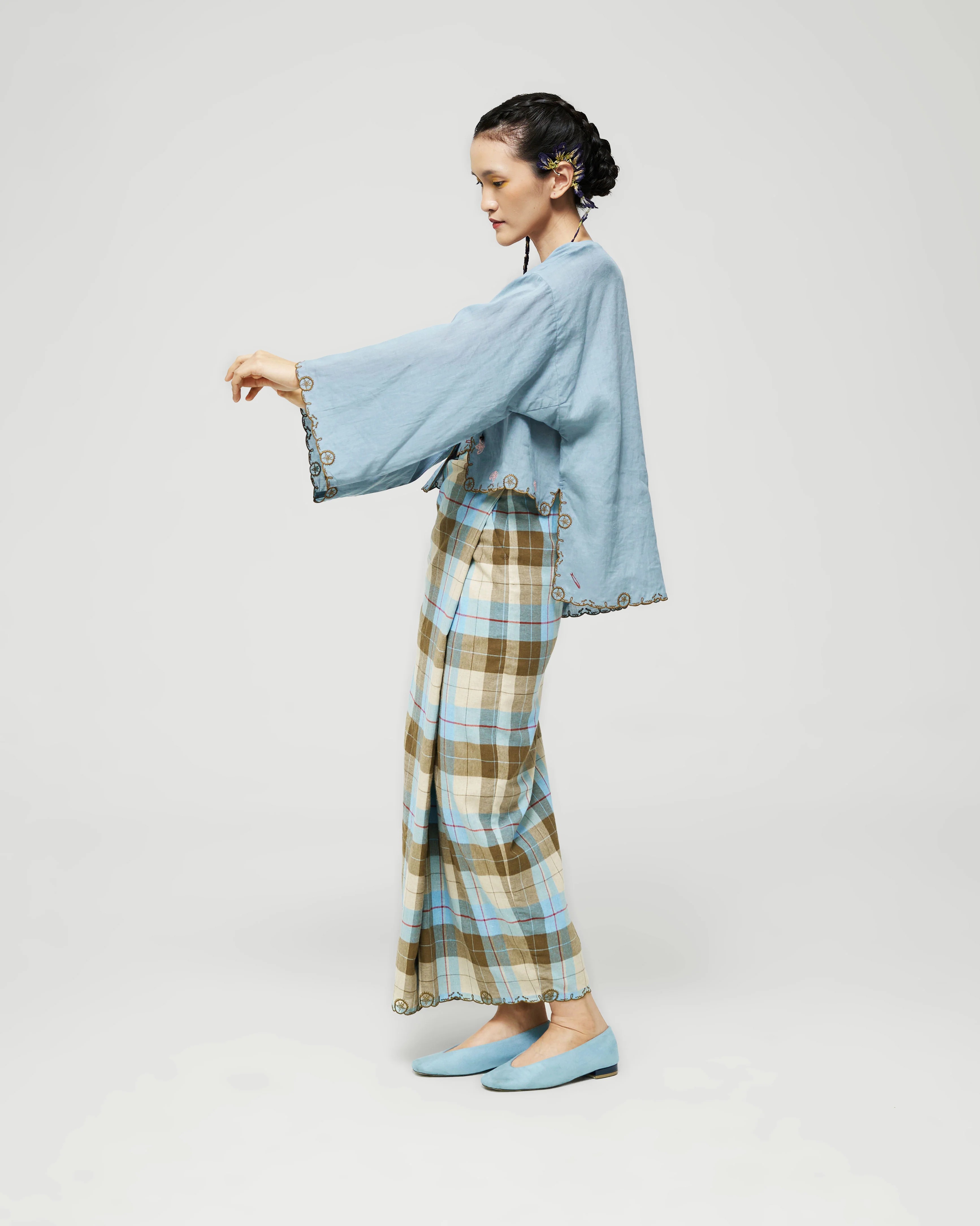 Women: Nasi Bungkus Kebaya Top (Nasi Kerabu) - Image 10