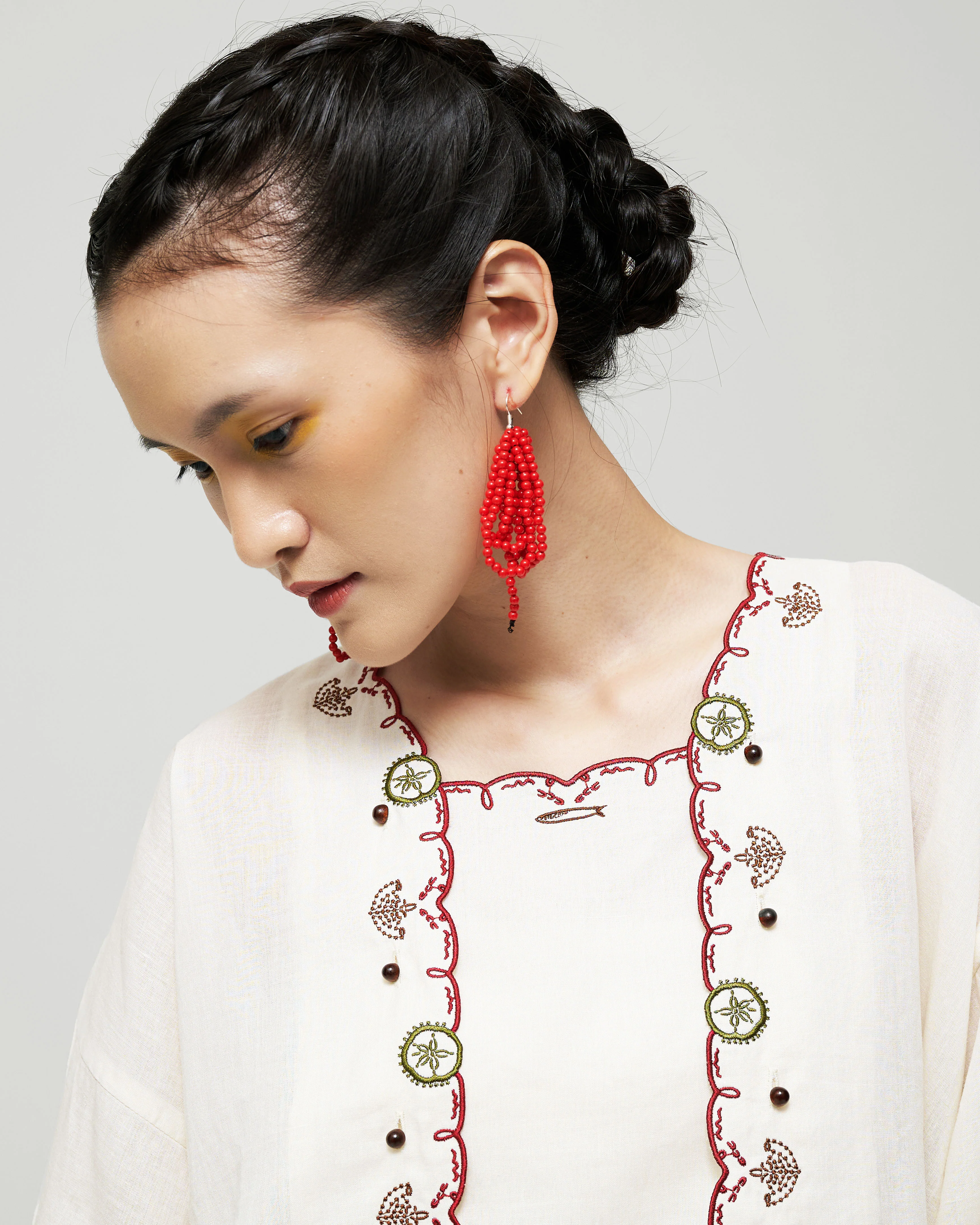 Women: Nasi Bungkus Kebaya Top (Nasi Lemak) - Image 5