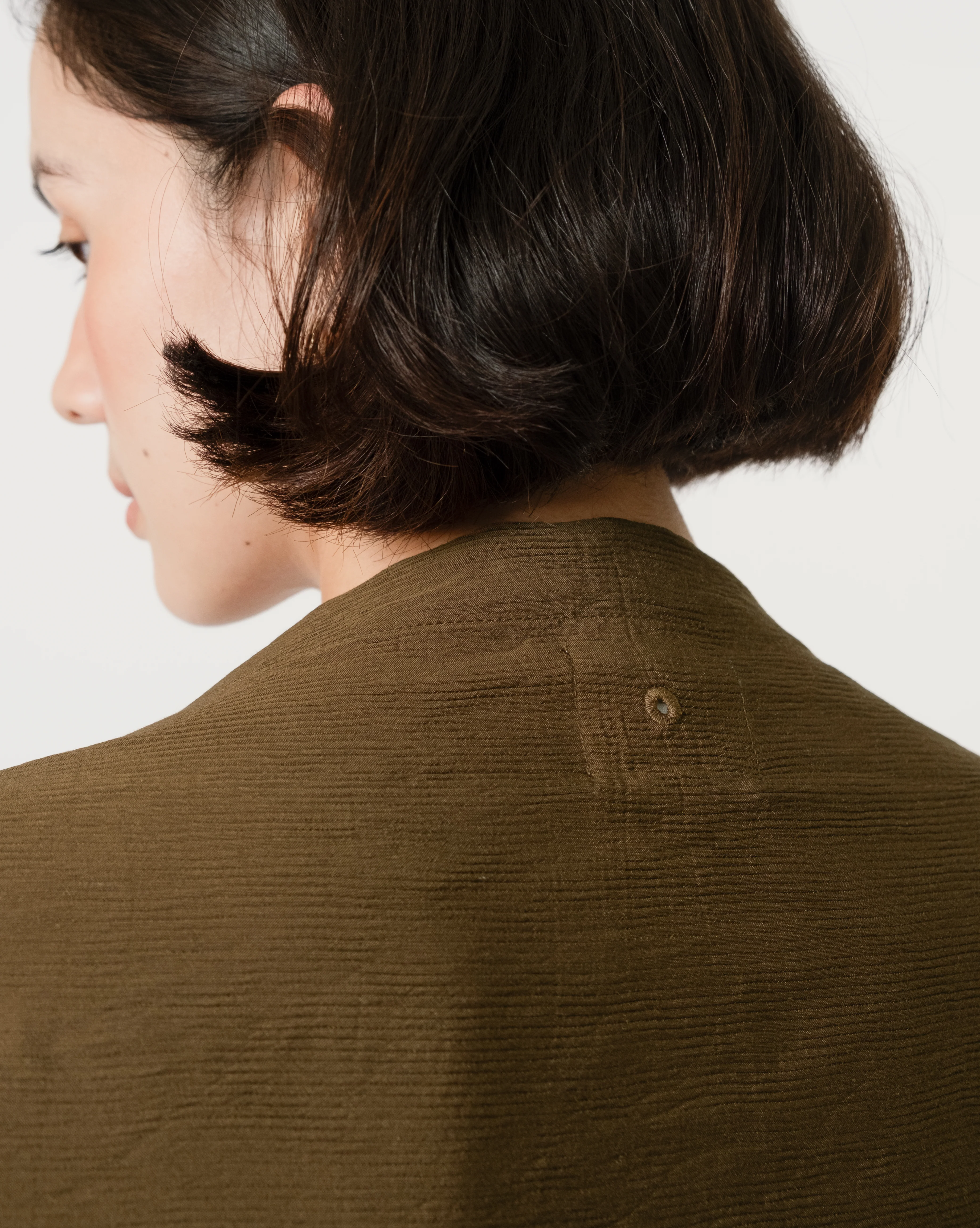 Women: Now Loose Outerwear (Dark Olive) - Image 6
