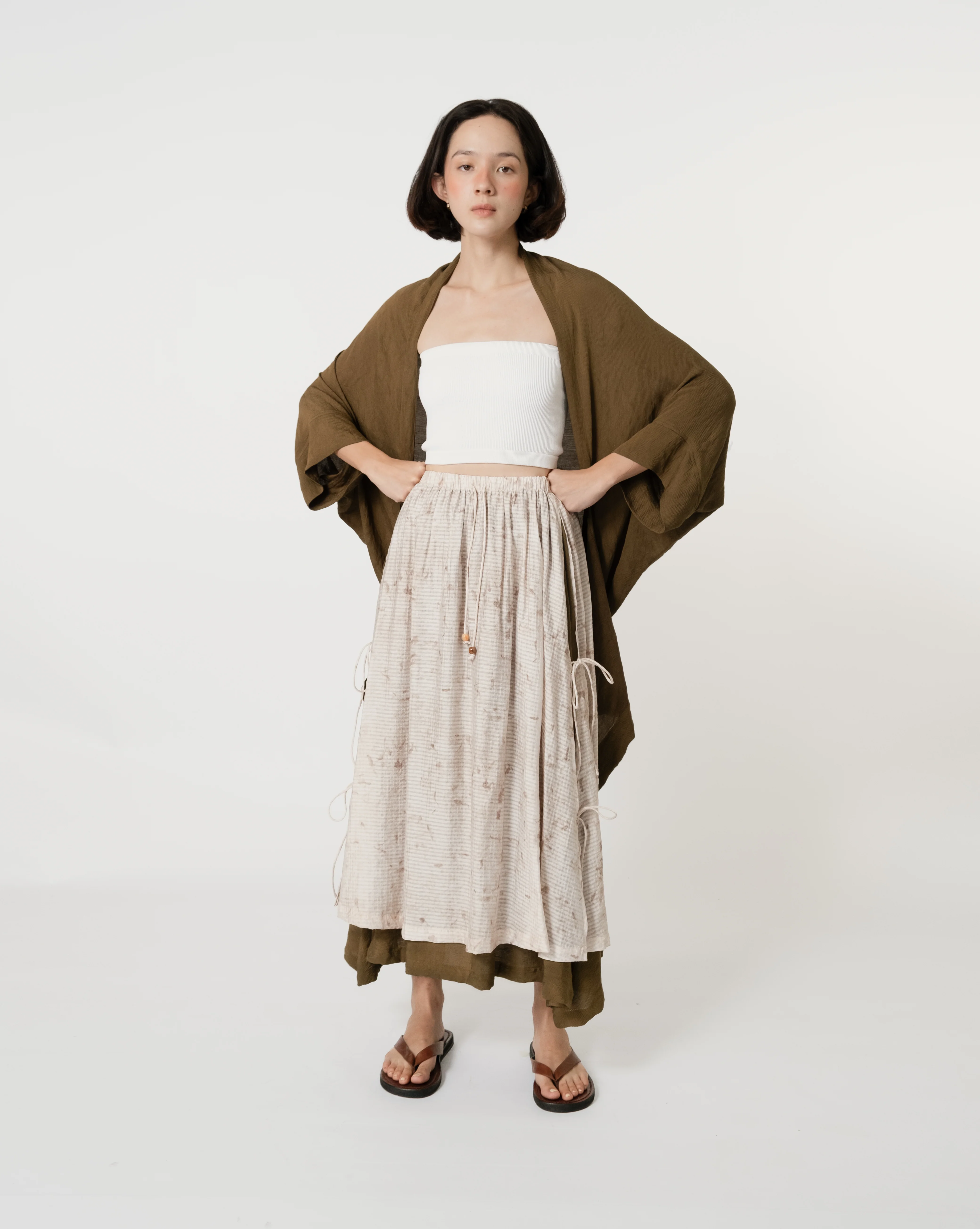 Women: Now Loose Outerwear (Dark Olive) - Image 7