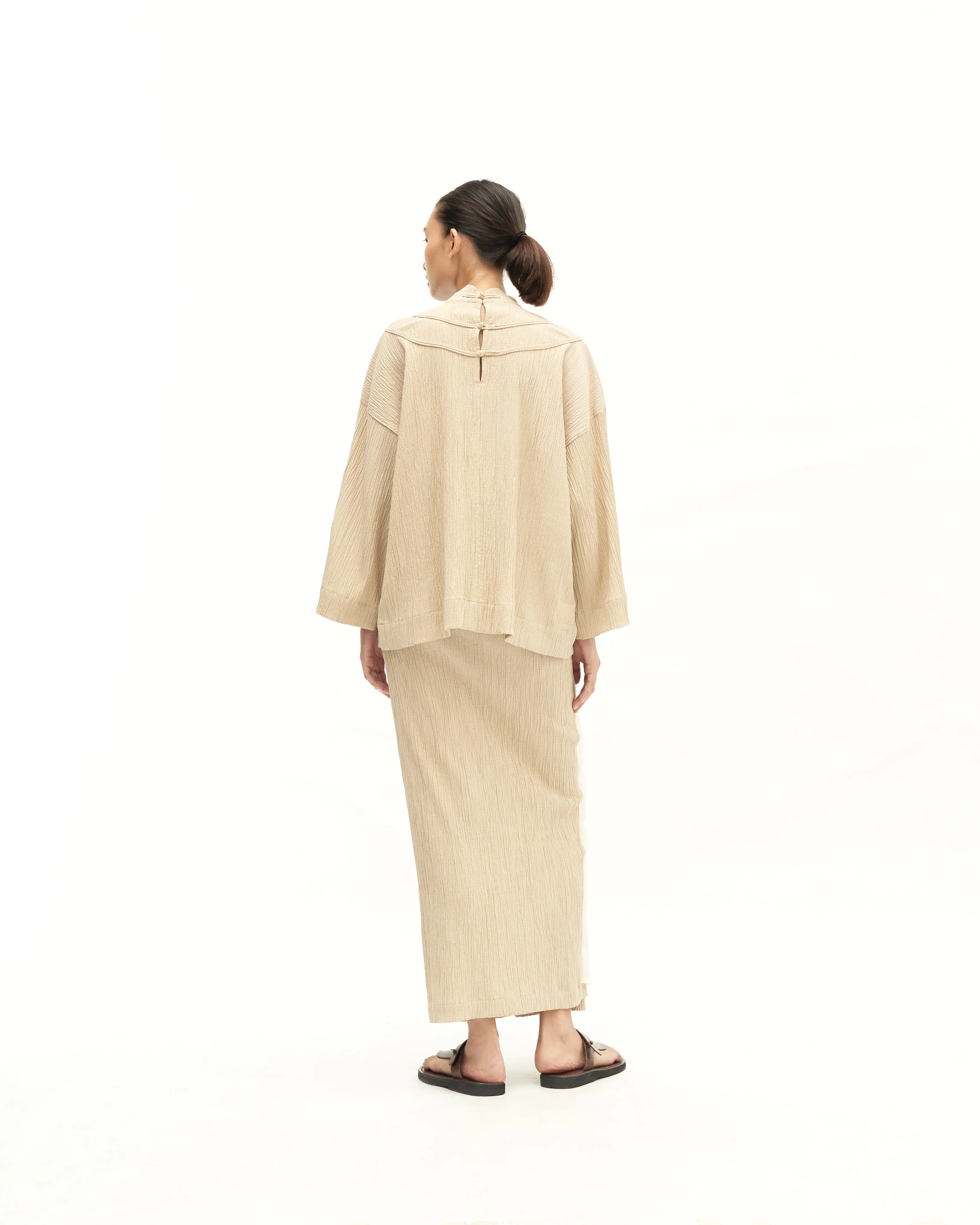 Women: Subuh Kedah Top (Eggshell) - Image 8