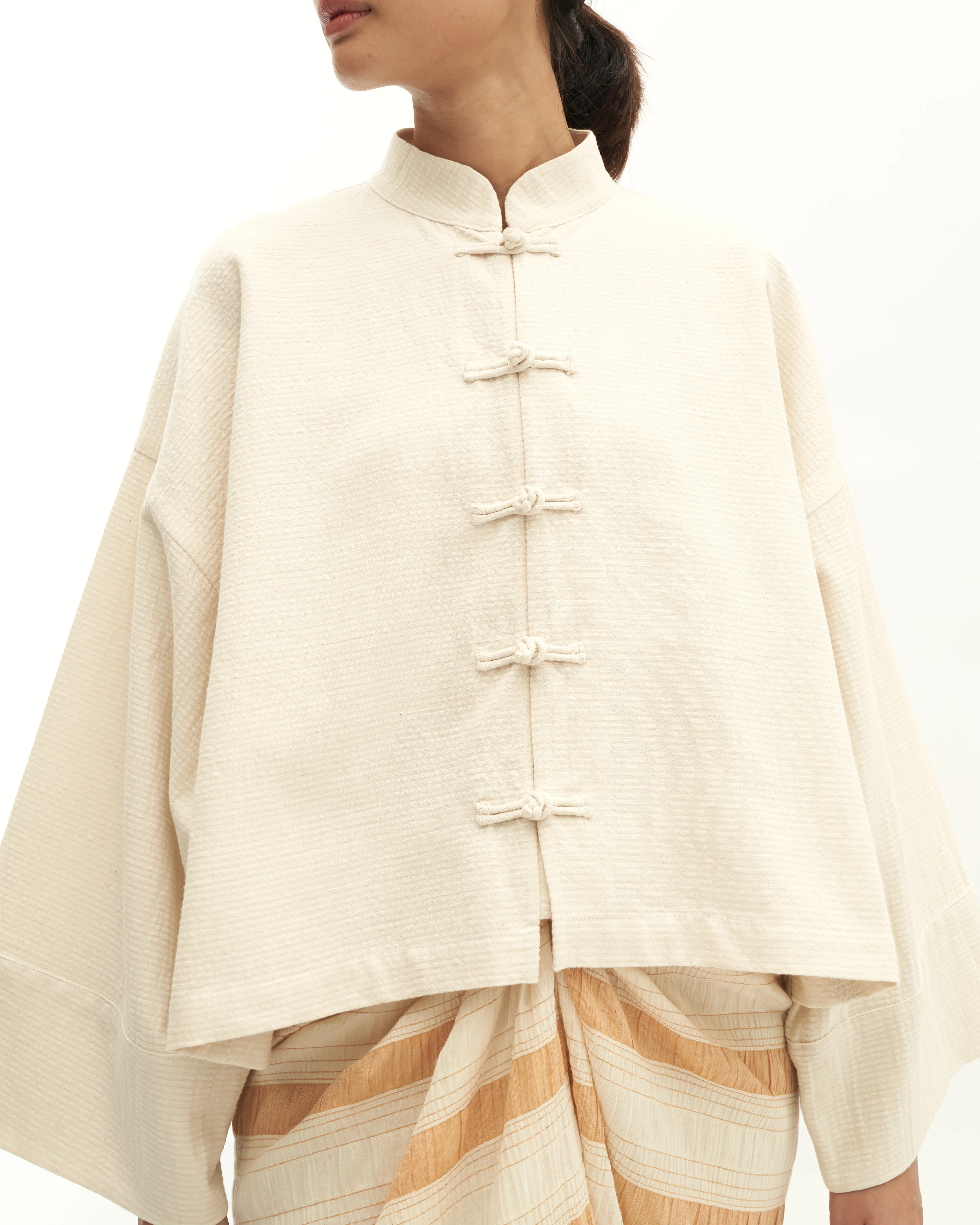 Women: Sulam Boxy Top (Brown)