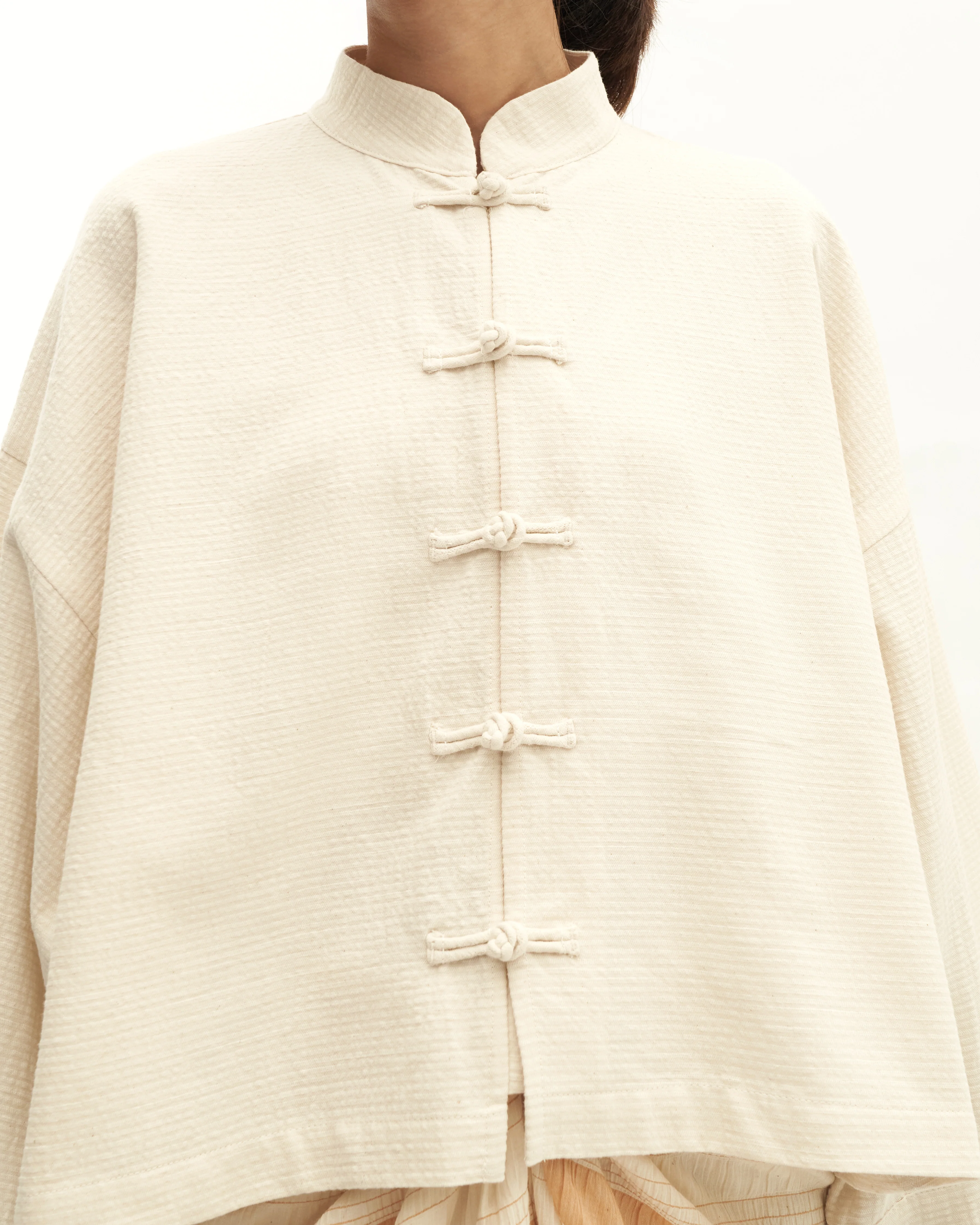 Women: Sulam Boxy Top (Brown) - Image 4