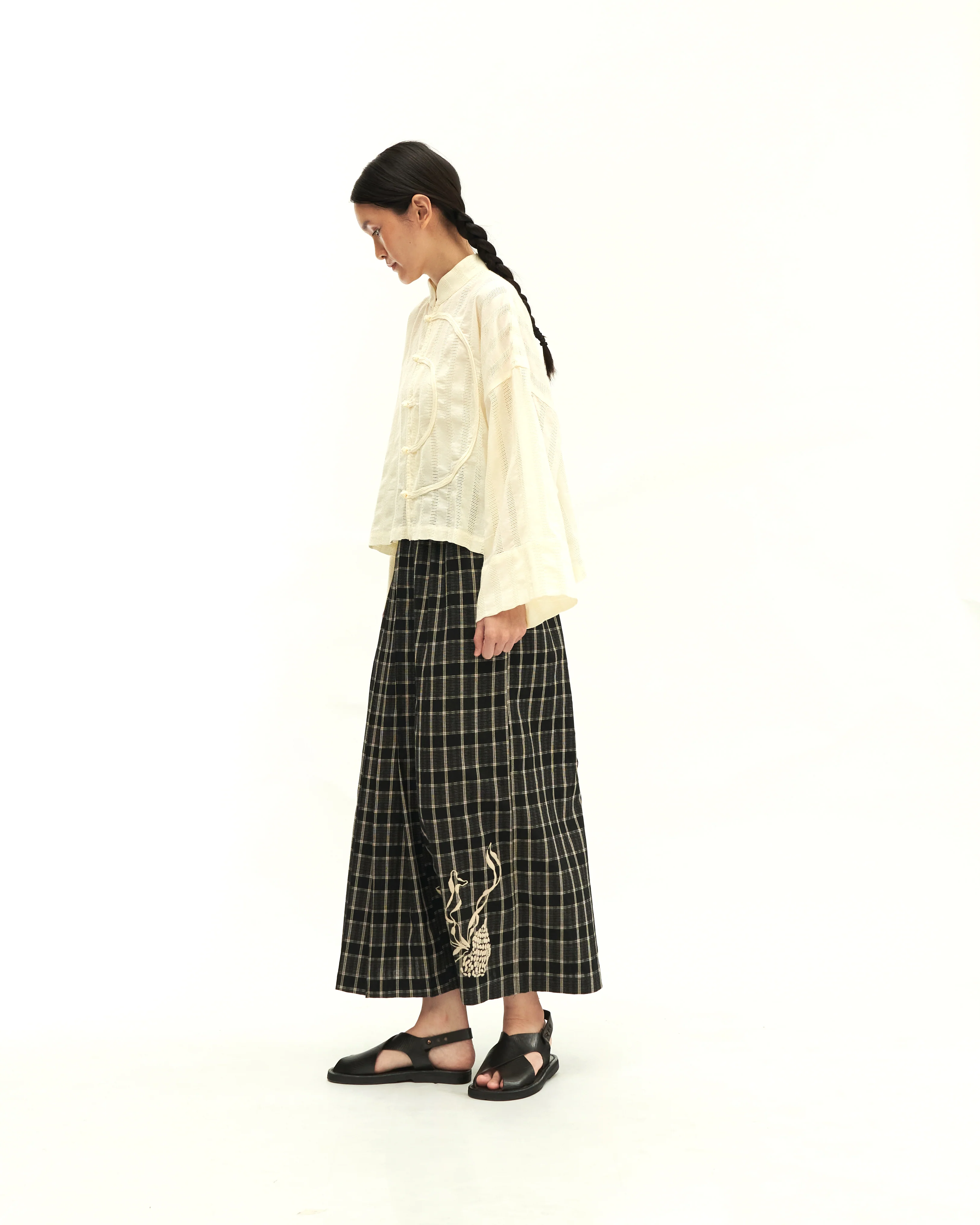 Women: Tàiyáng Boxy Top (Beige) - Image 3