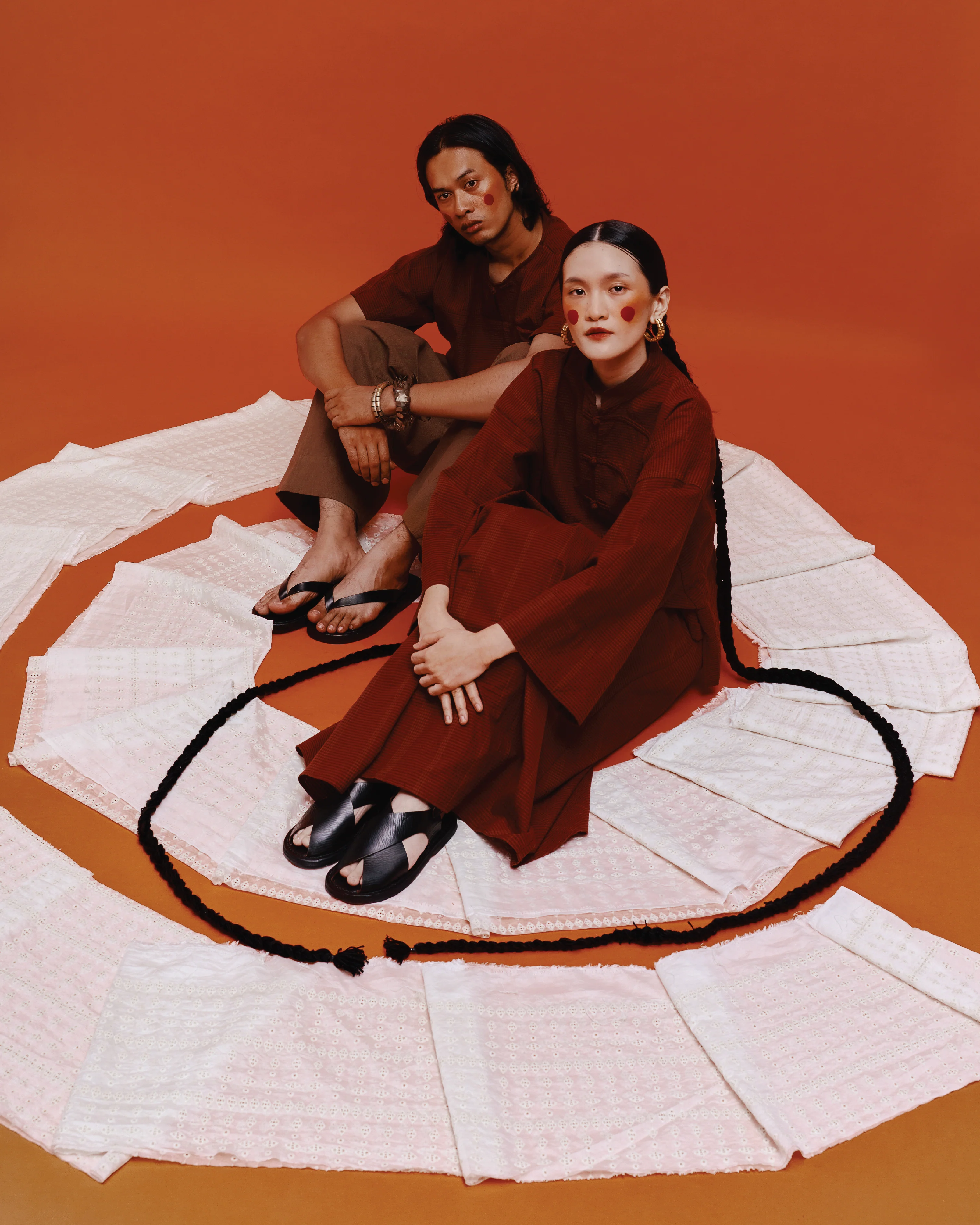 Women: Tàiyáng Pleated Skirt (Rosewood) - Image 10