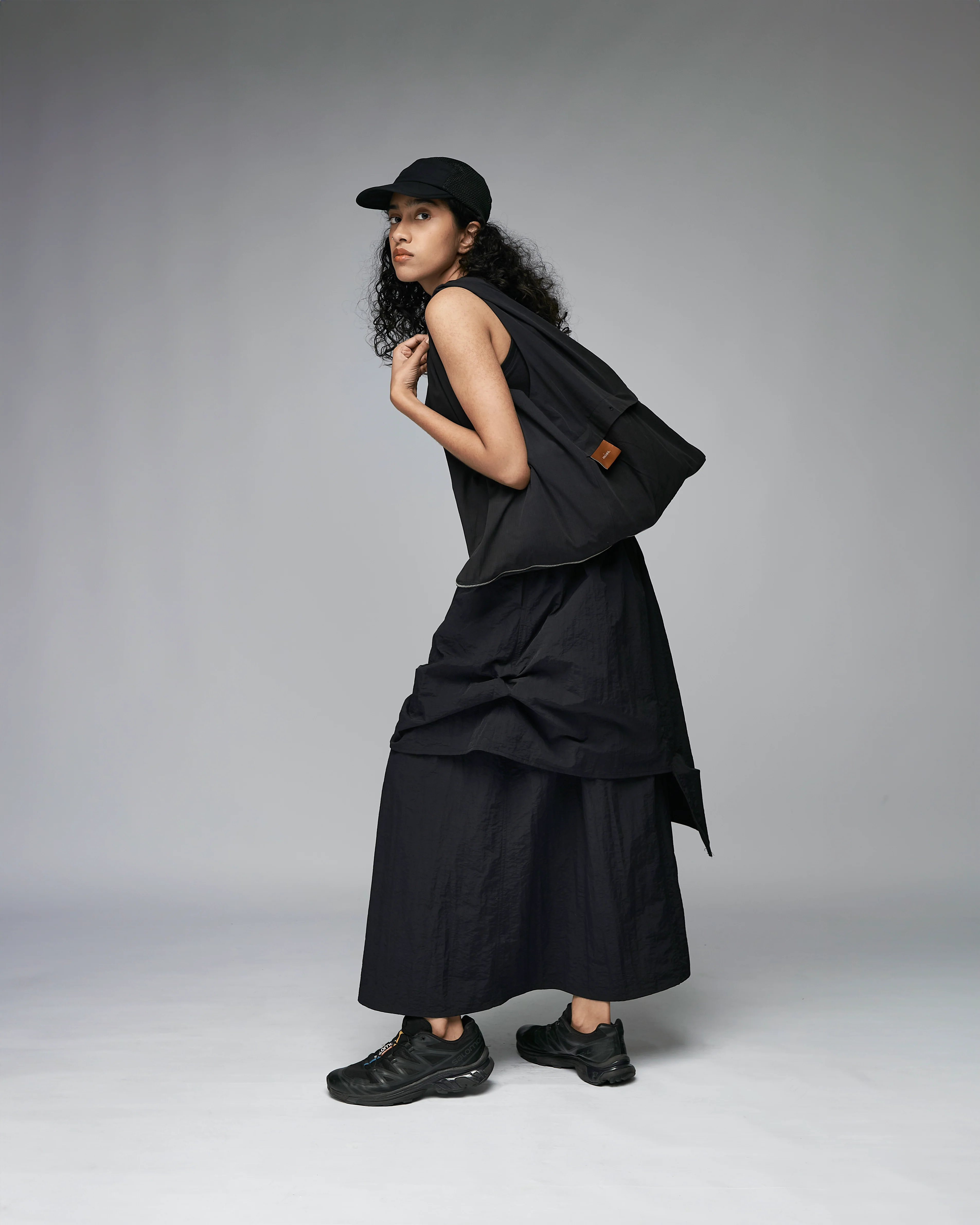 Women: The Layered Skirt (Black) - Image 2