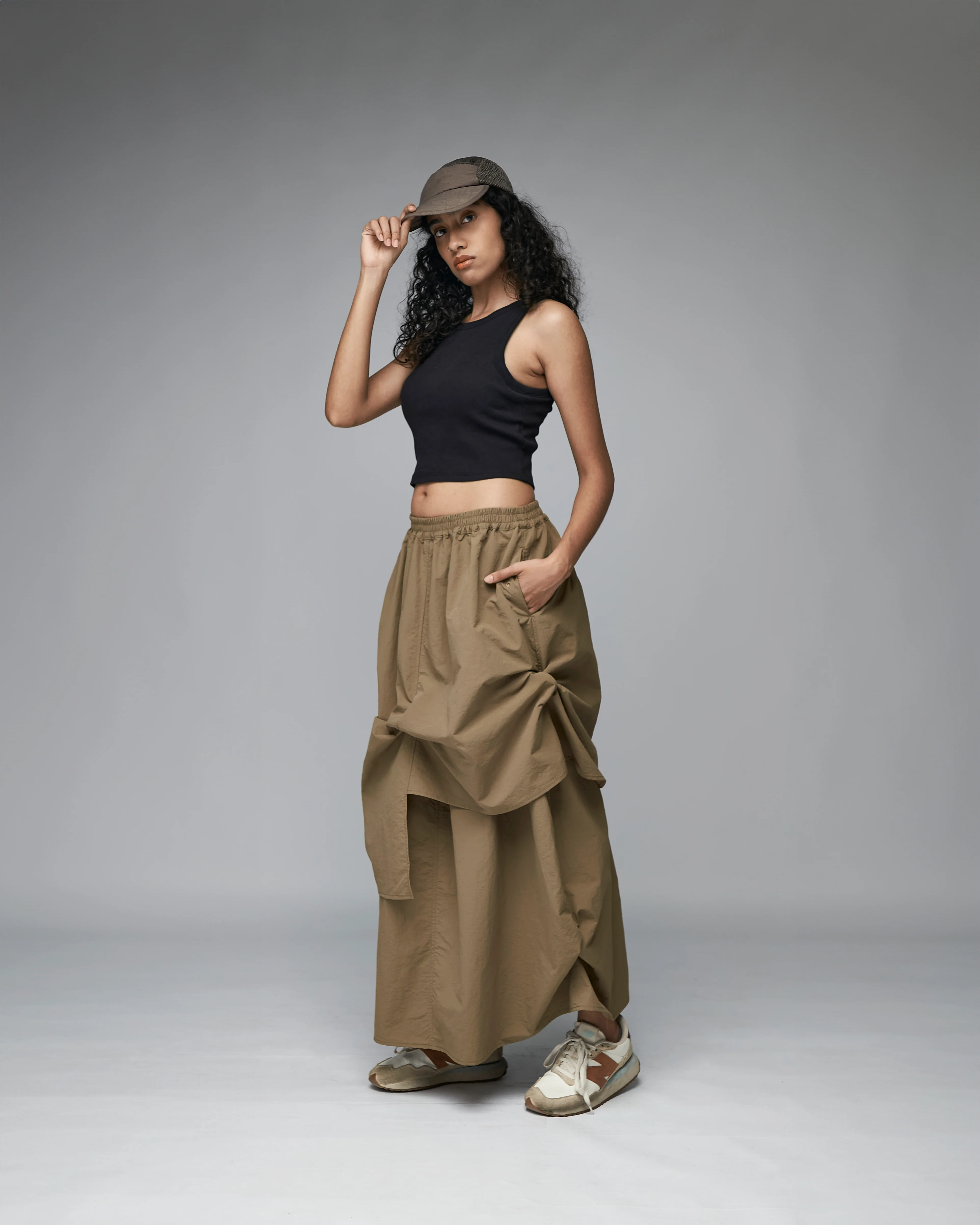 Women: The Layered Skirt (Coffee)