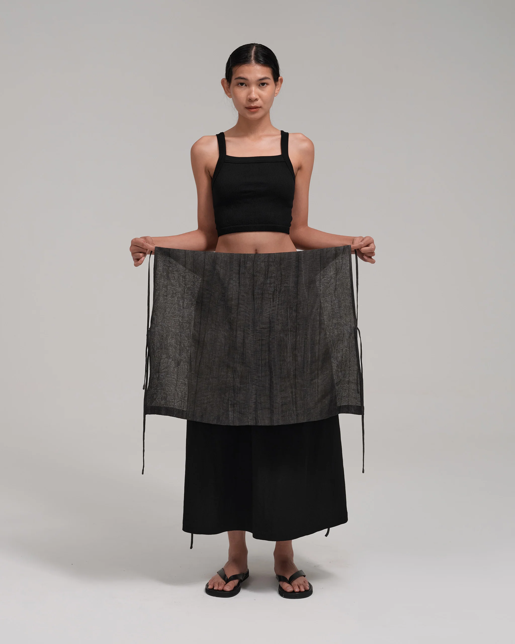 Women: The Midi Skirt (Black) - Image 3