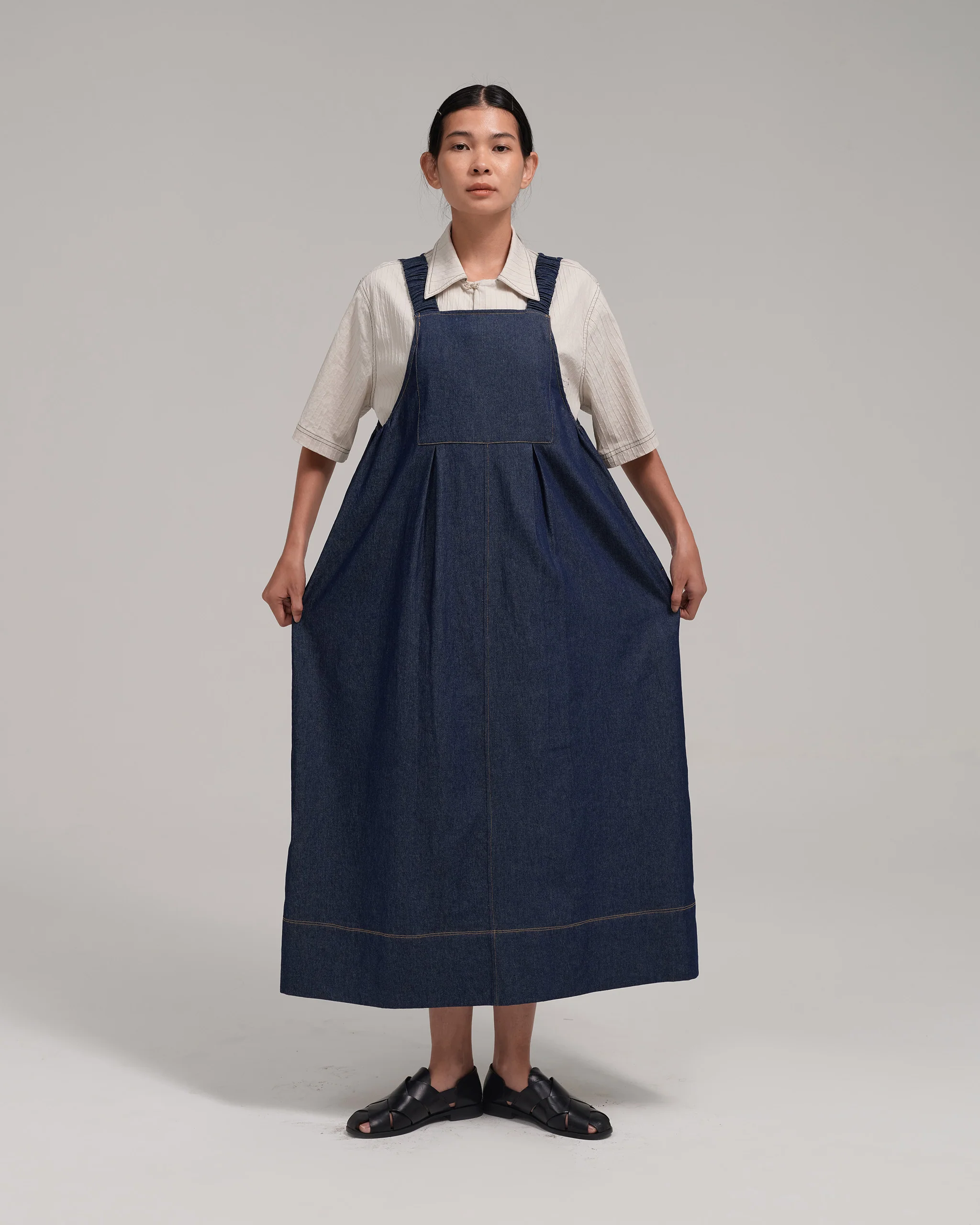 Women: The Pinafore Dress (Blue) - Image 4