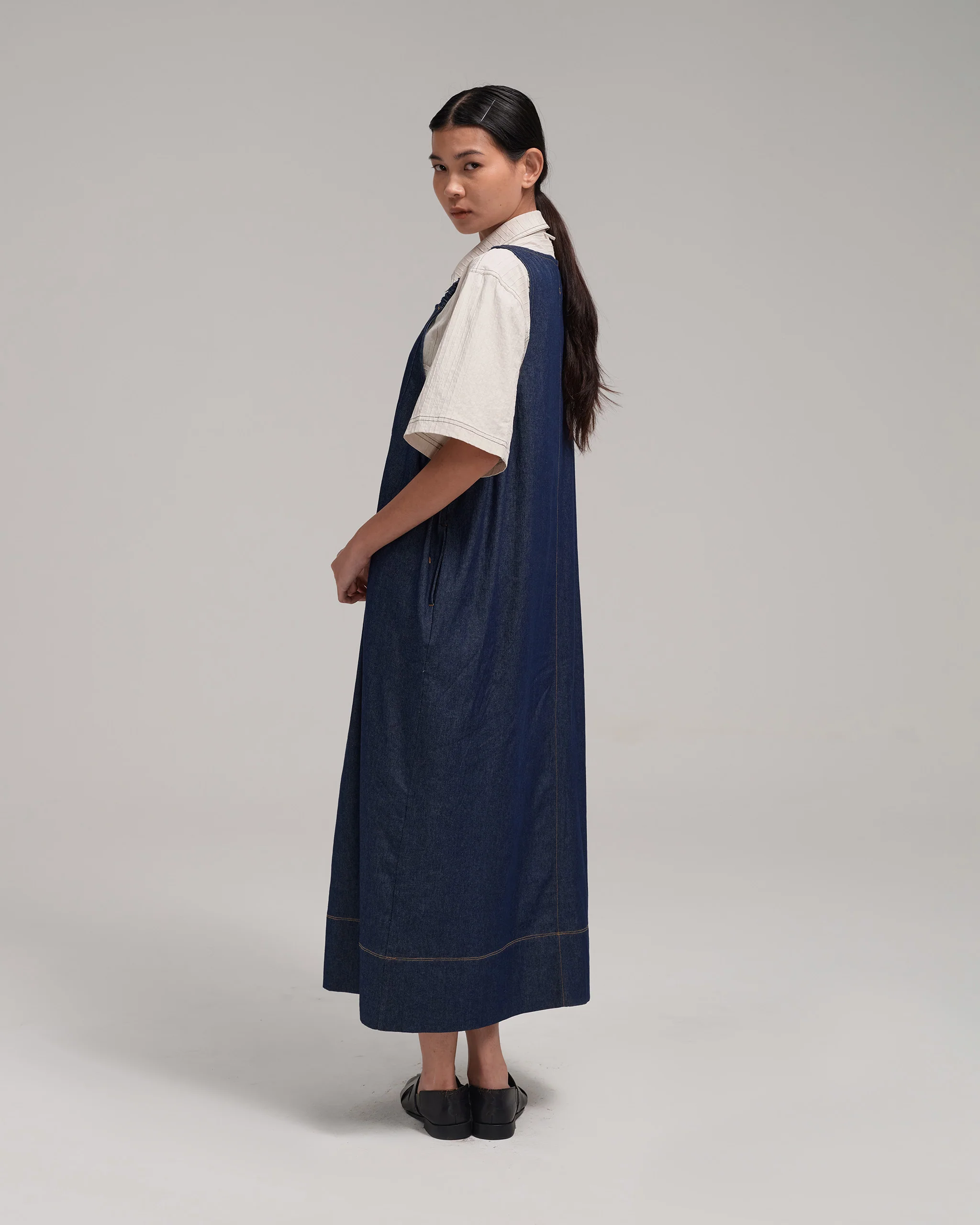 Women: The Pinafore Dress (Blue) - Image 5