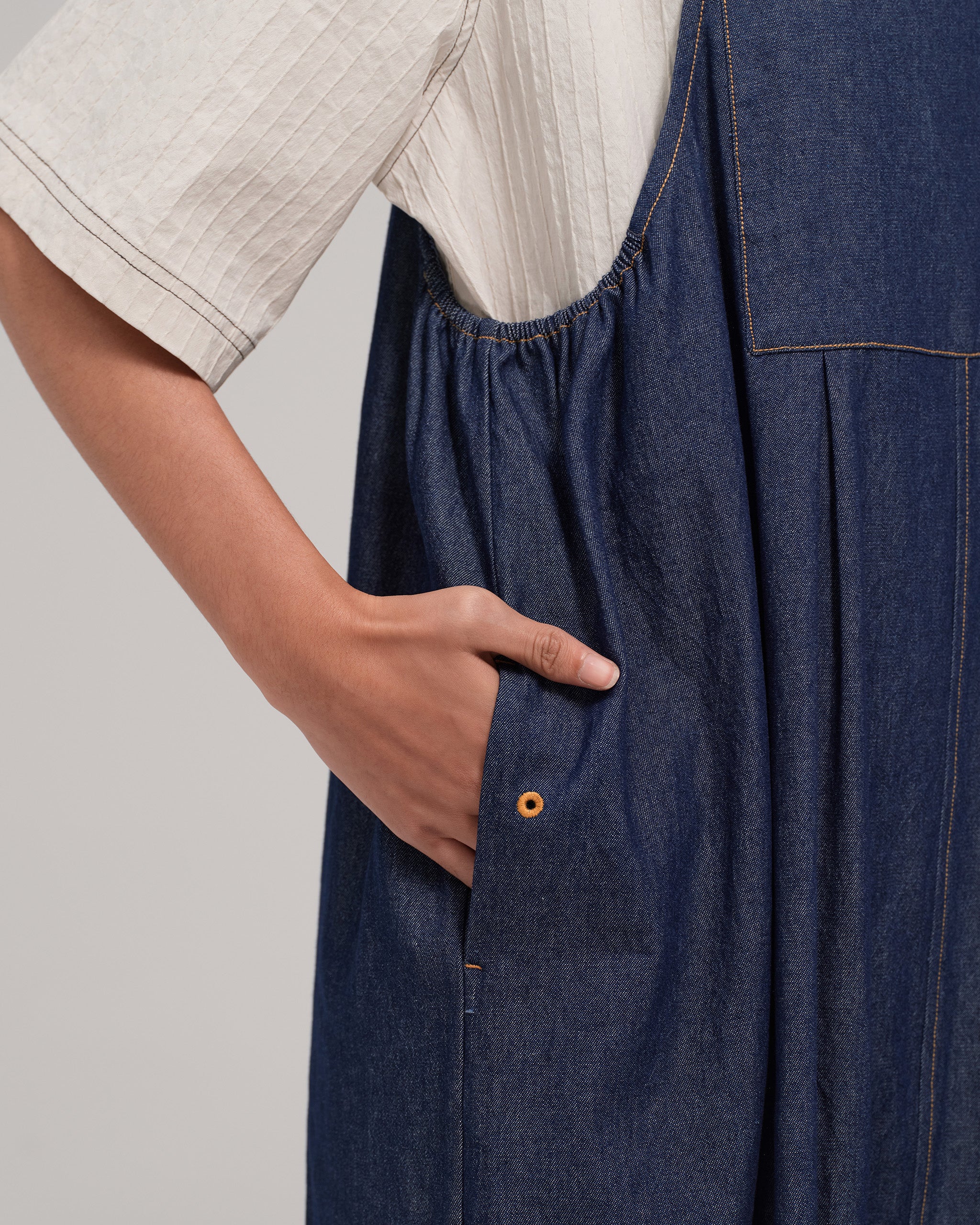 Women: The Pinafore Dress (Blue) - Image 6