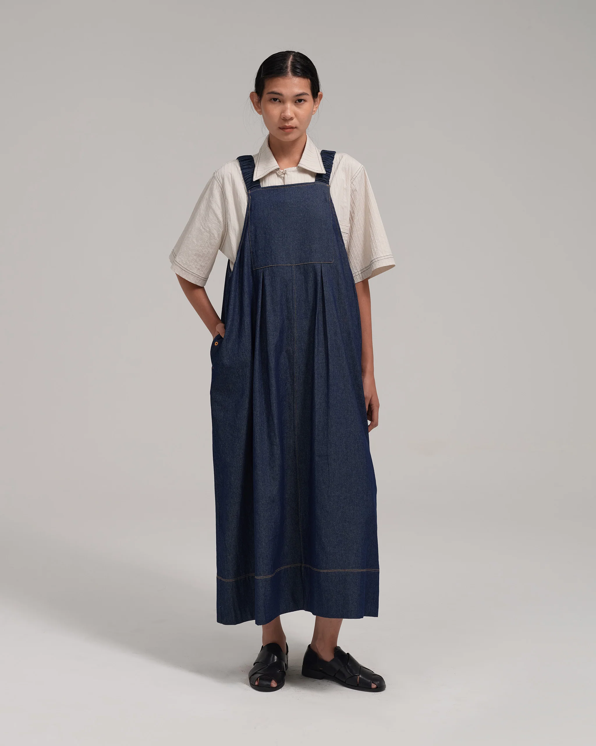 Women: The Pinafore Dress (Blue) - Image 9
