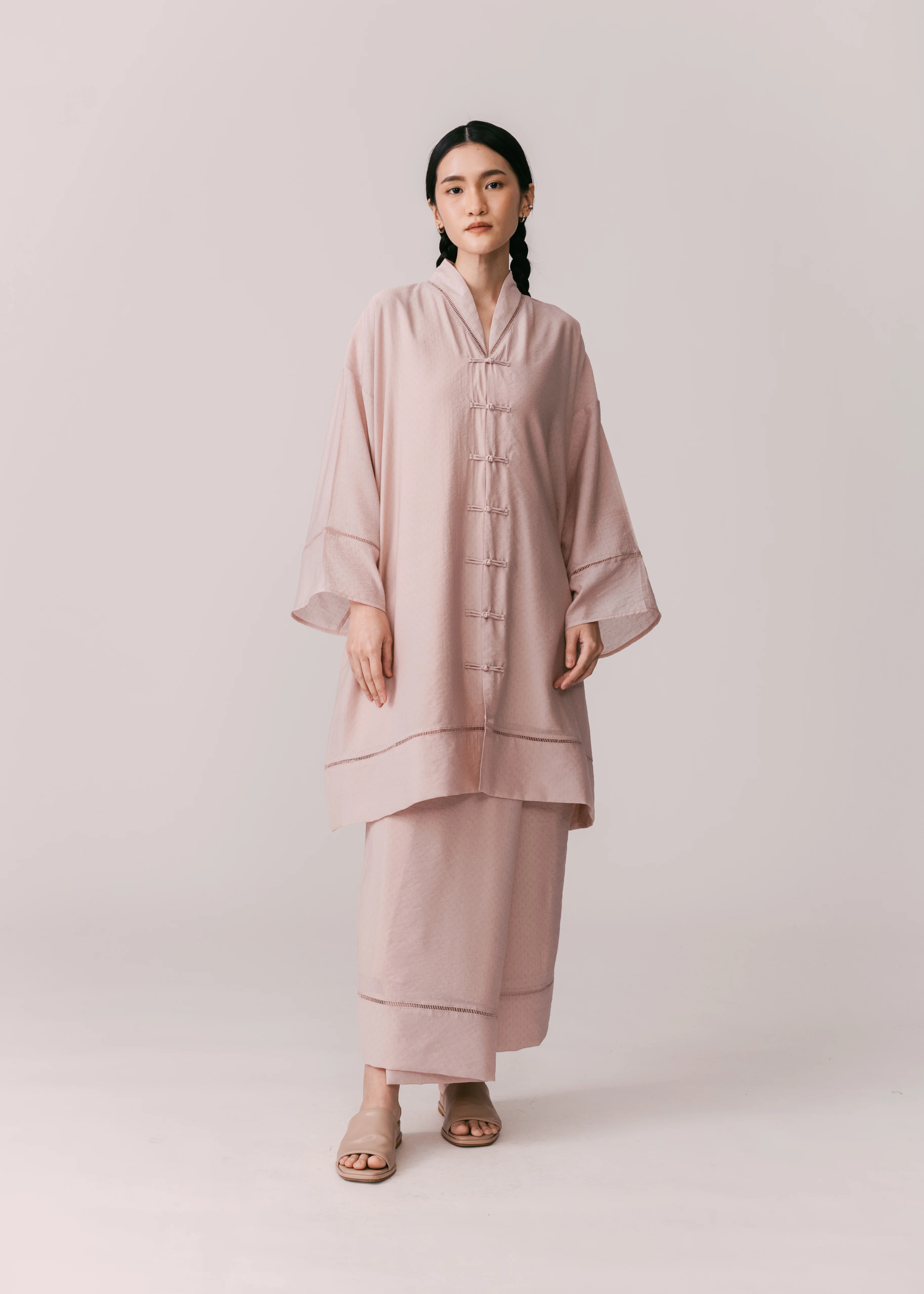 Women: Tumboh Loose Kebarung (Dusty Pink) - Image 5