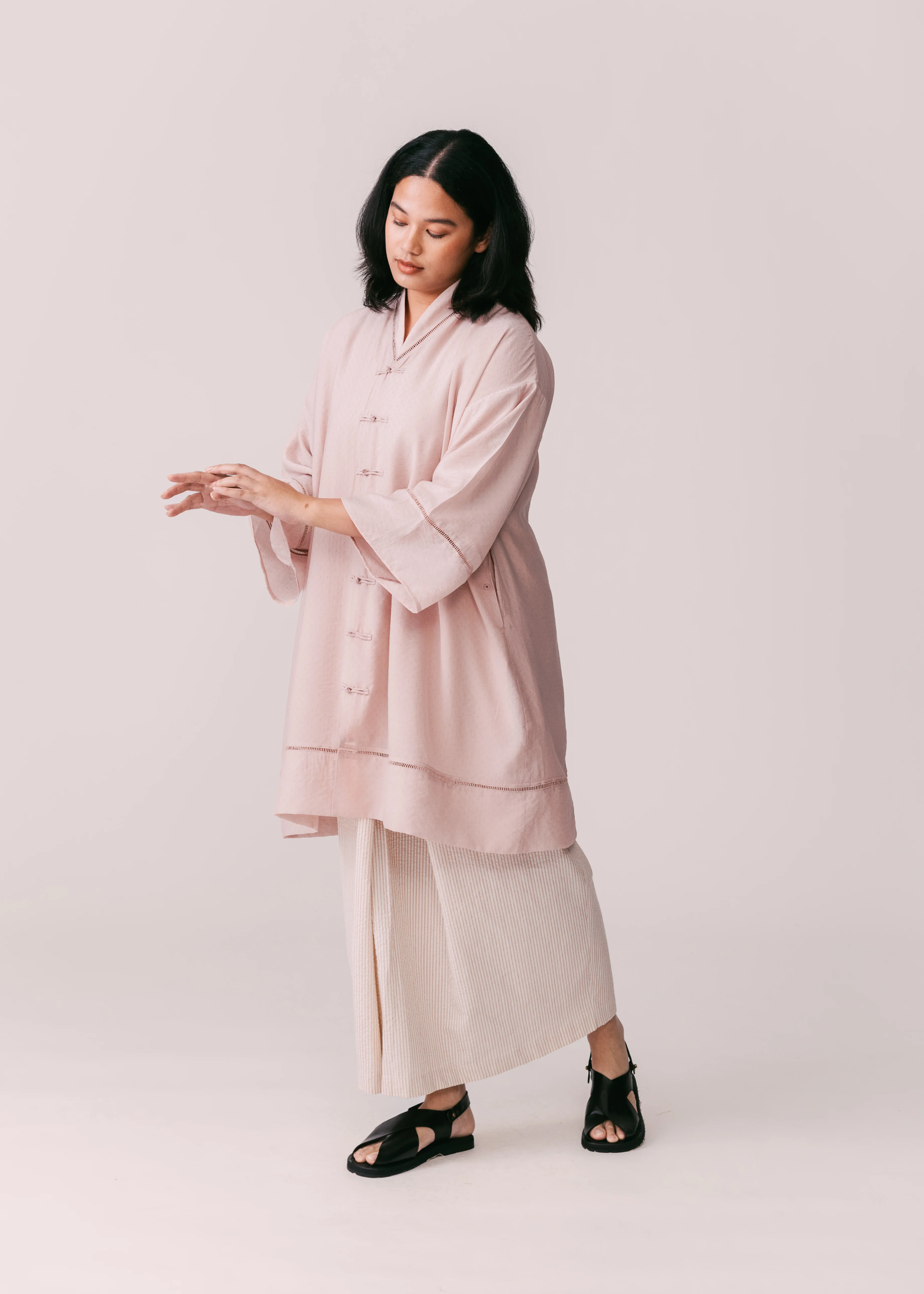 Women: Tumboh Loose Kebarung (Dusty Pink) - Image 8