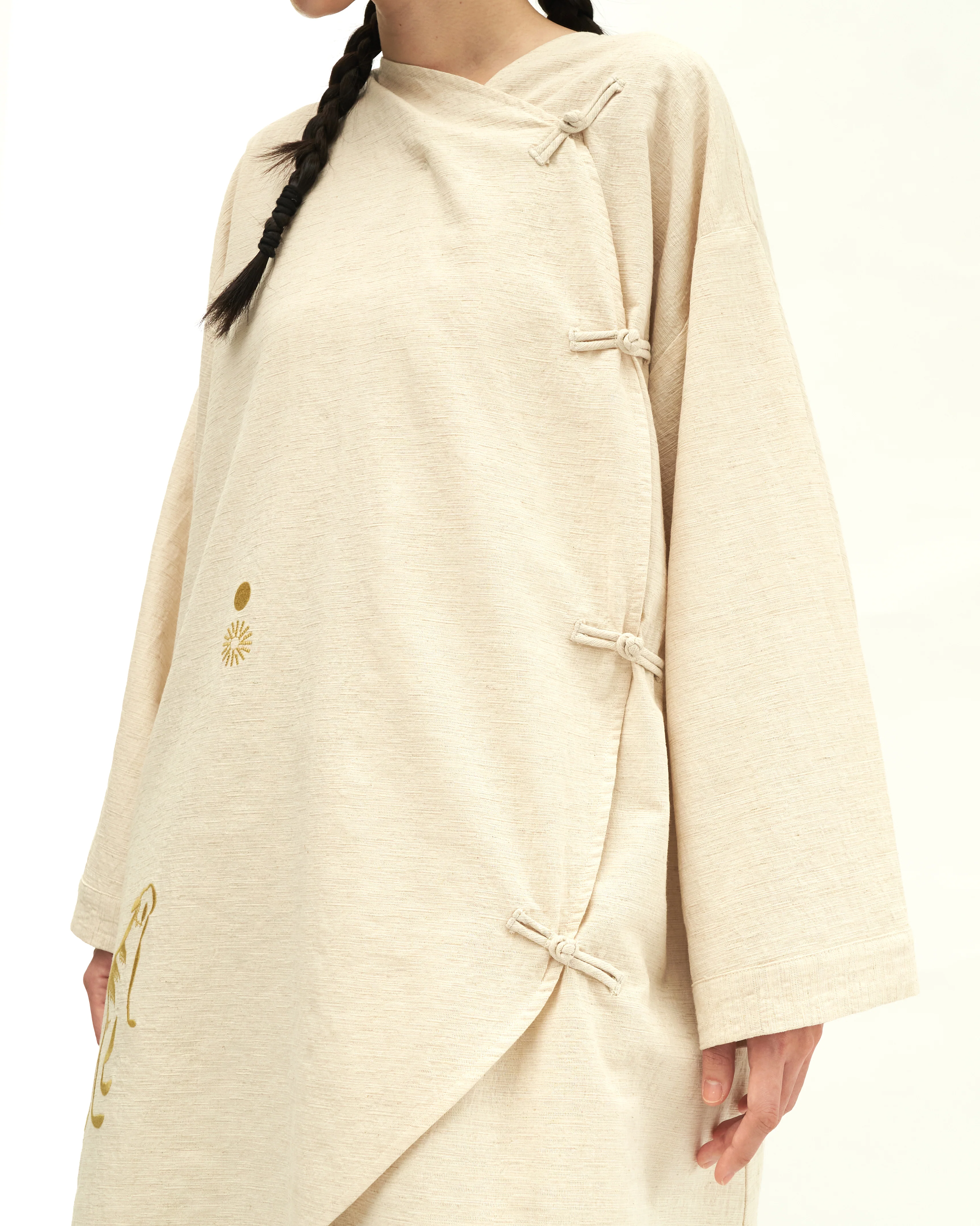 Women: Yuè Kebarung Top (Sand) - Image 2